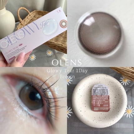 Glowy Tear 1day/OLENS/ワンデー(1DAY)カラコンを使ったクチコミ(1枚目)