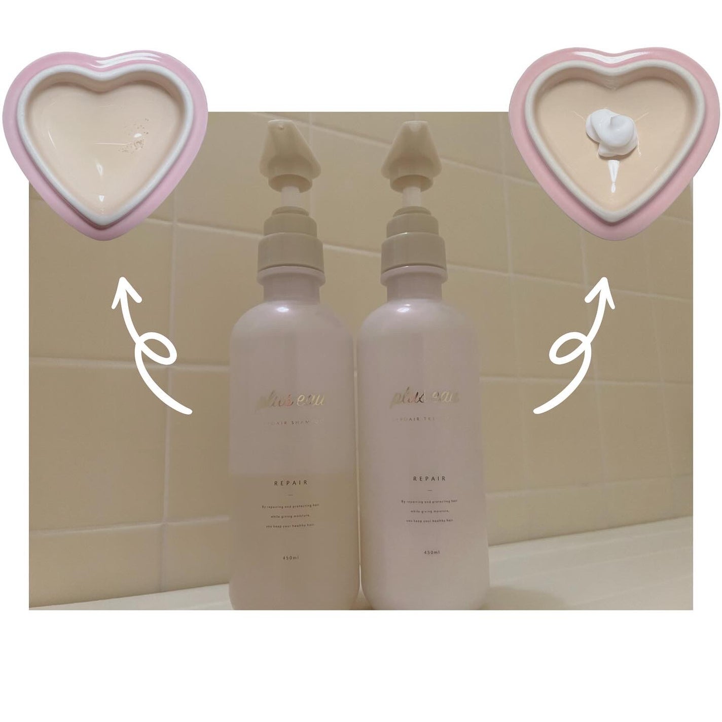 リポアシャンプー/リポアトリートメント/plus eau/市販シャンプーを使ったクチコミ(2枚目)