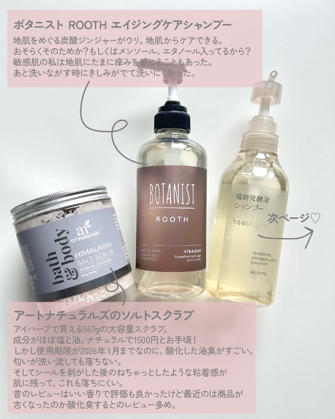 ルース　エイジングケア　ボタニカル シャンプー/トリートメント　ストレート/BOTANIST/市販シャンプーを使ったクチコミ（2枚目）