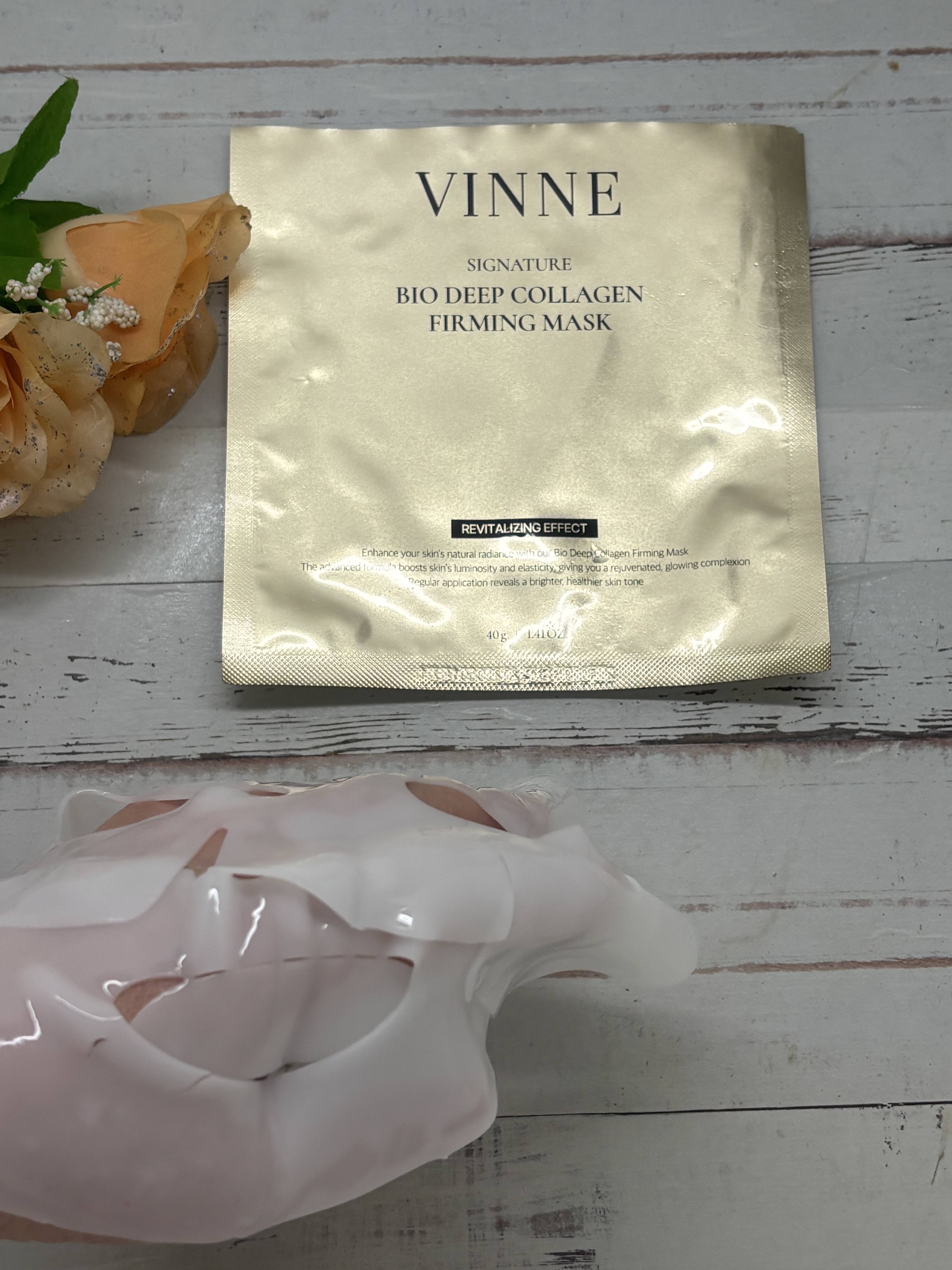 シグニチャーバイオディープコラーゲンファーミングマスク/VINNE /シートマスク・パックを使ったクチコミ（3枚目）