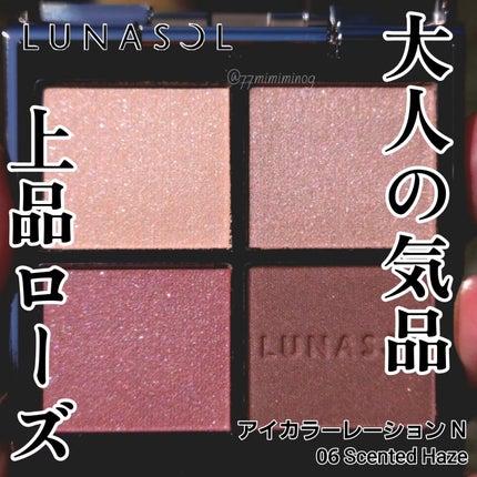 新品 LUNASOL ルナソル アイカラーレーションN 06 センテッドヘイズ ルナソル アイカラーレーションN 06 Scented Haze / LUNASOL