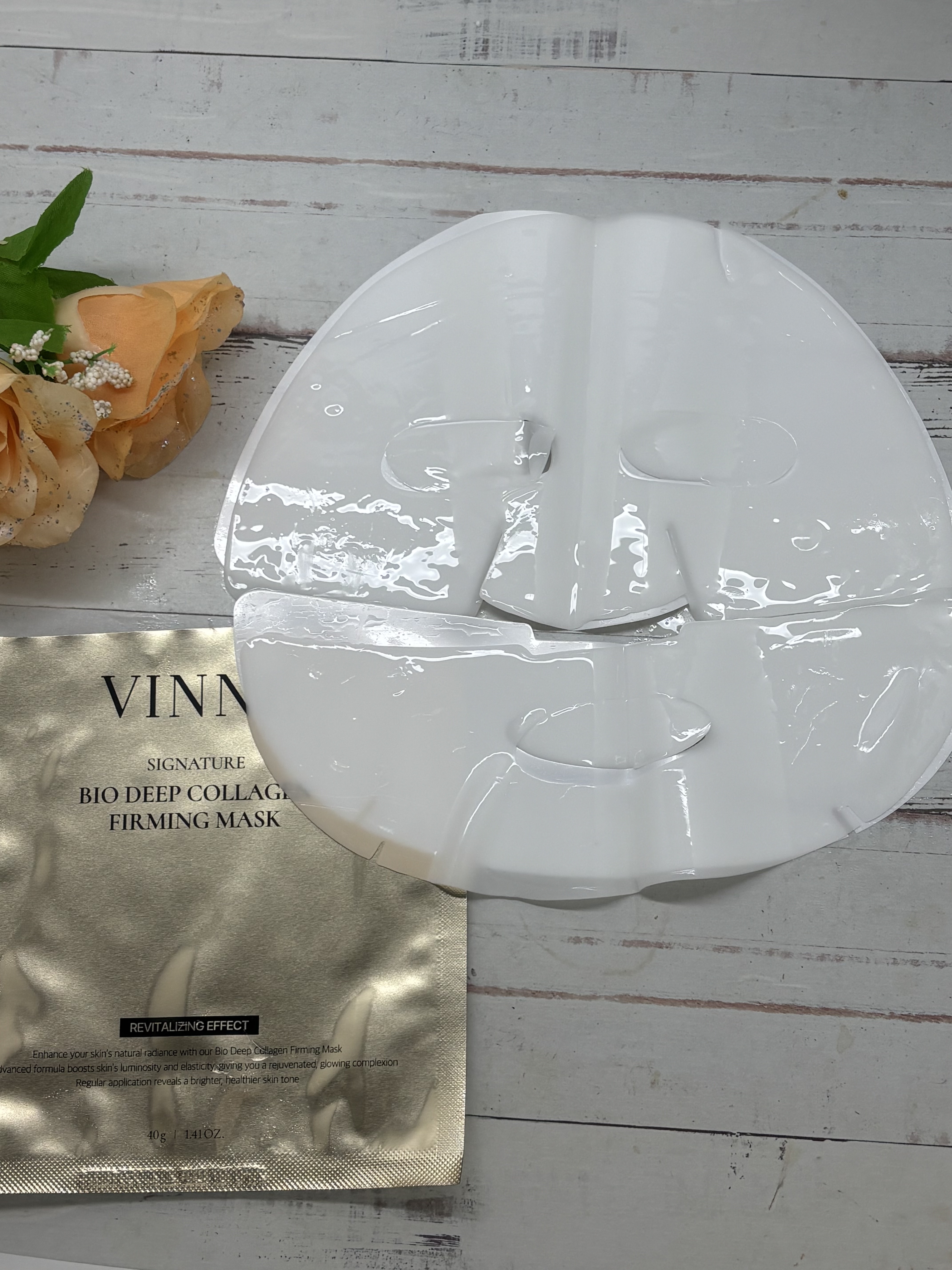 シグニチャーバイオディープコラーゲンファーミングマスク/VINNE /シートマスク・パックを使ったクチコミ（2枚目）