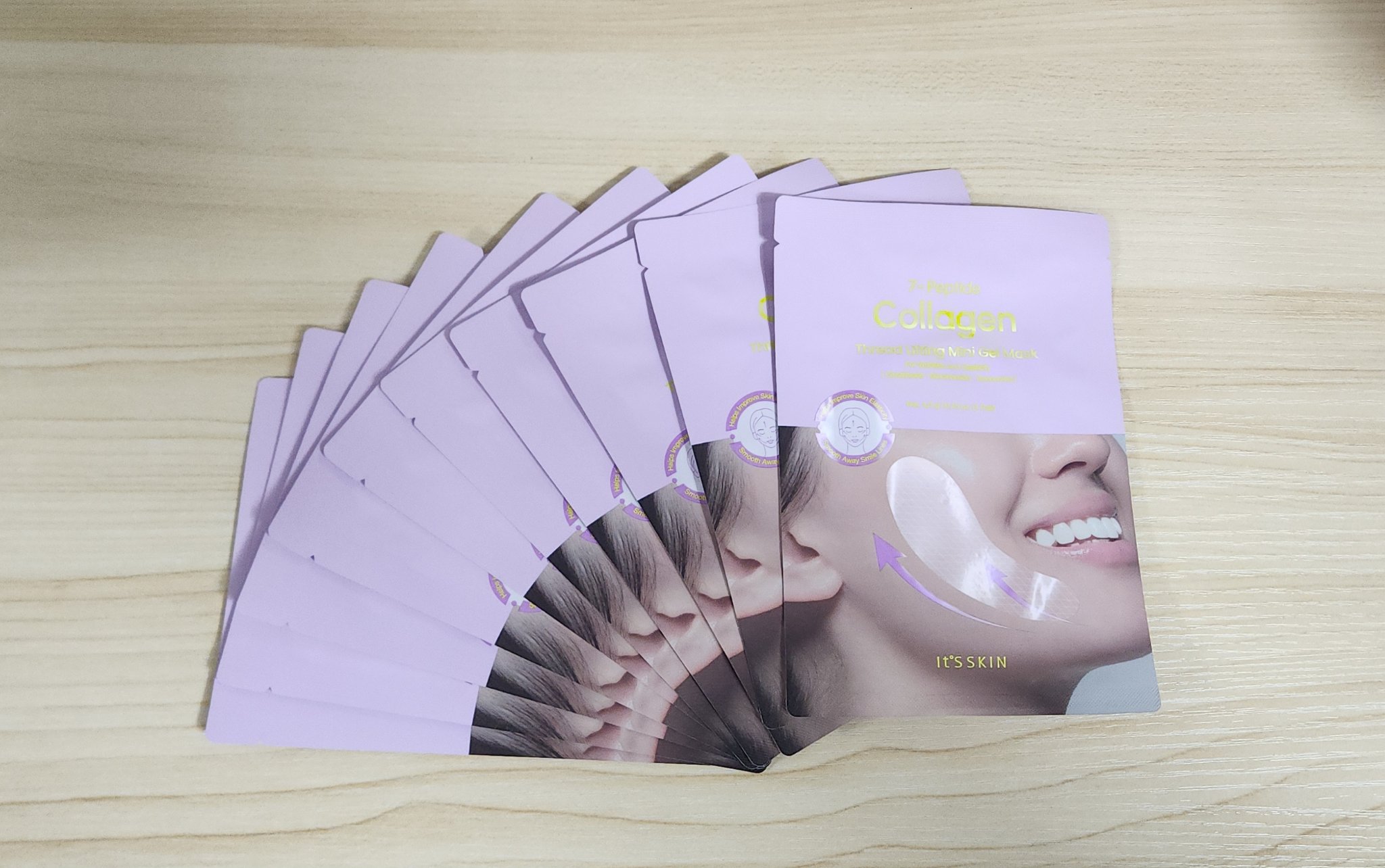 7-ペプチド コラーゲン 糸リフト ミニ ジェルマスク/It's skin/シートマスク・パックを使ったクチコミ（1枚目）