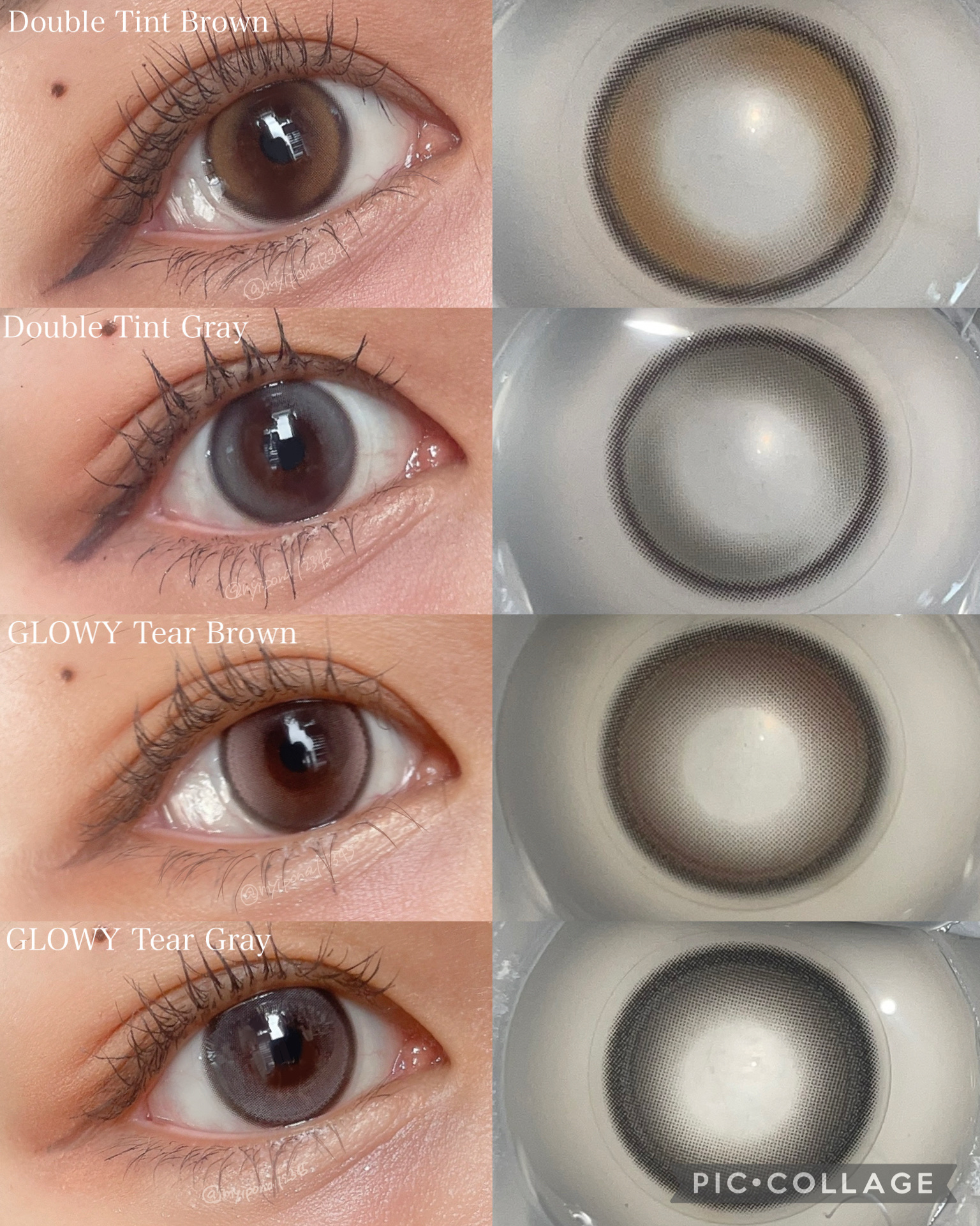 Double Tint 1day/OLENS/カラーコンタクトレンズを使ったクチコミ（2枚目）