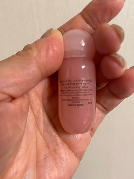 ジューシーデューイグロウティントミニ/dasique/リップティントを使ったクチコミ(4枚目)