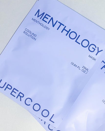 MENTHOLOGY クーリングマスクパック/menthology/シートマスク・パックを使ったクチコミ(1枚目)