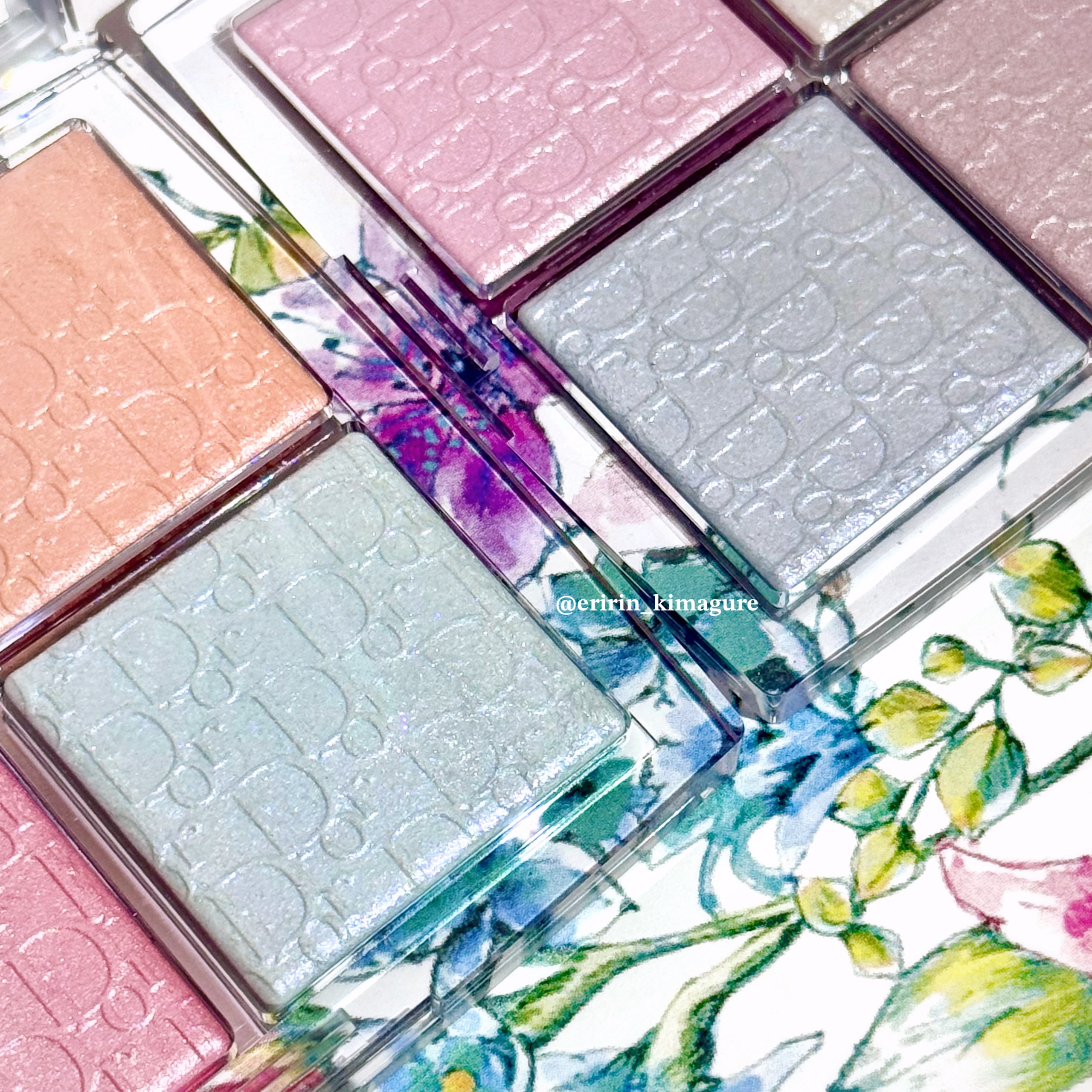 ディオールバックステージフェイスグロウパレット　006 限定色　ブルー ディオールバックステージフェイスグロウパレット 006 限定色