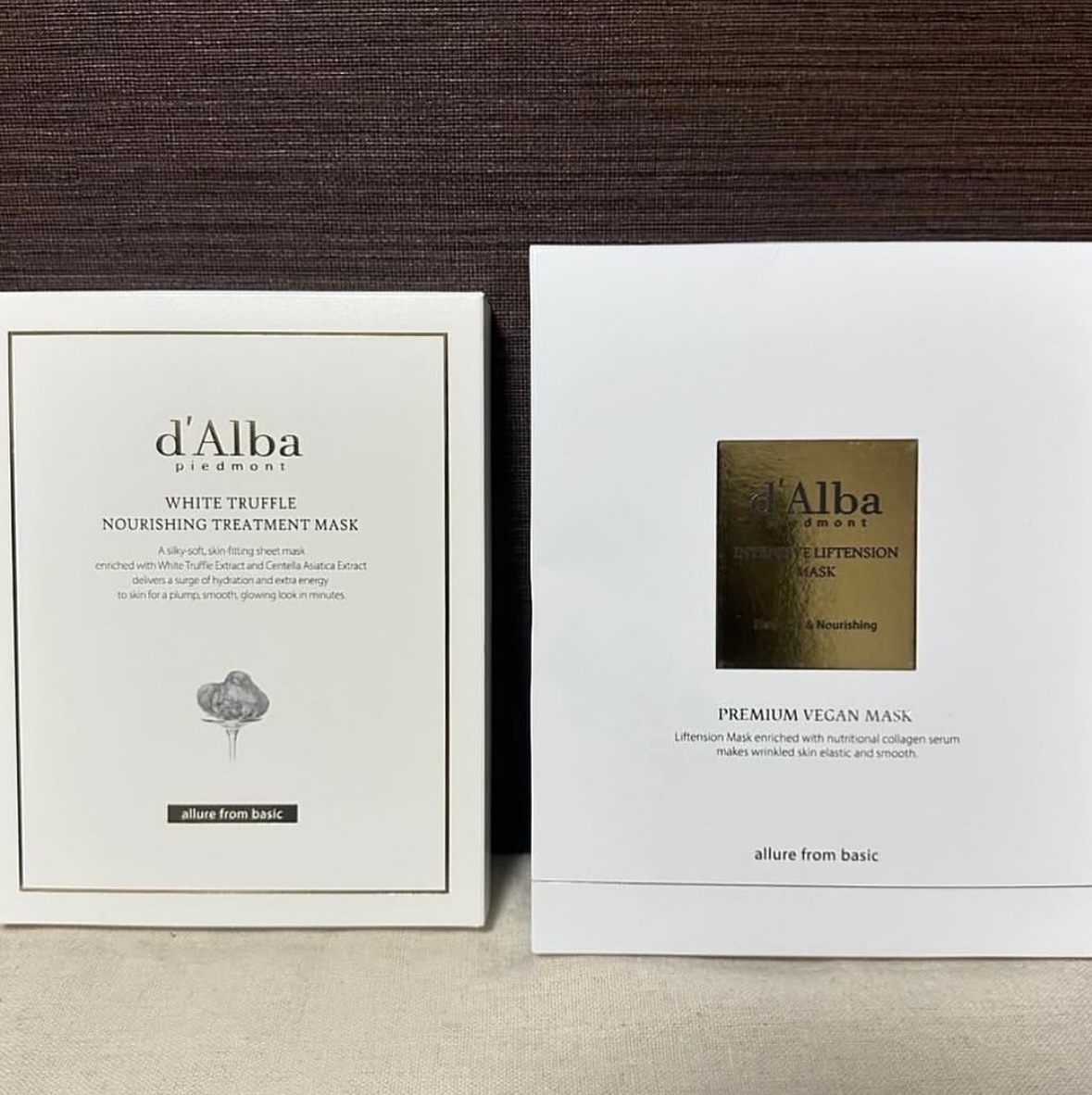 ホワイトトリュフナリシングトリートメントマスク/ダルバ/シートマスク・パックを使ったクチコミ（1枚目）