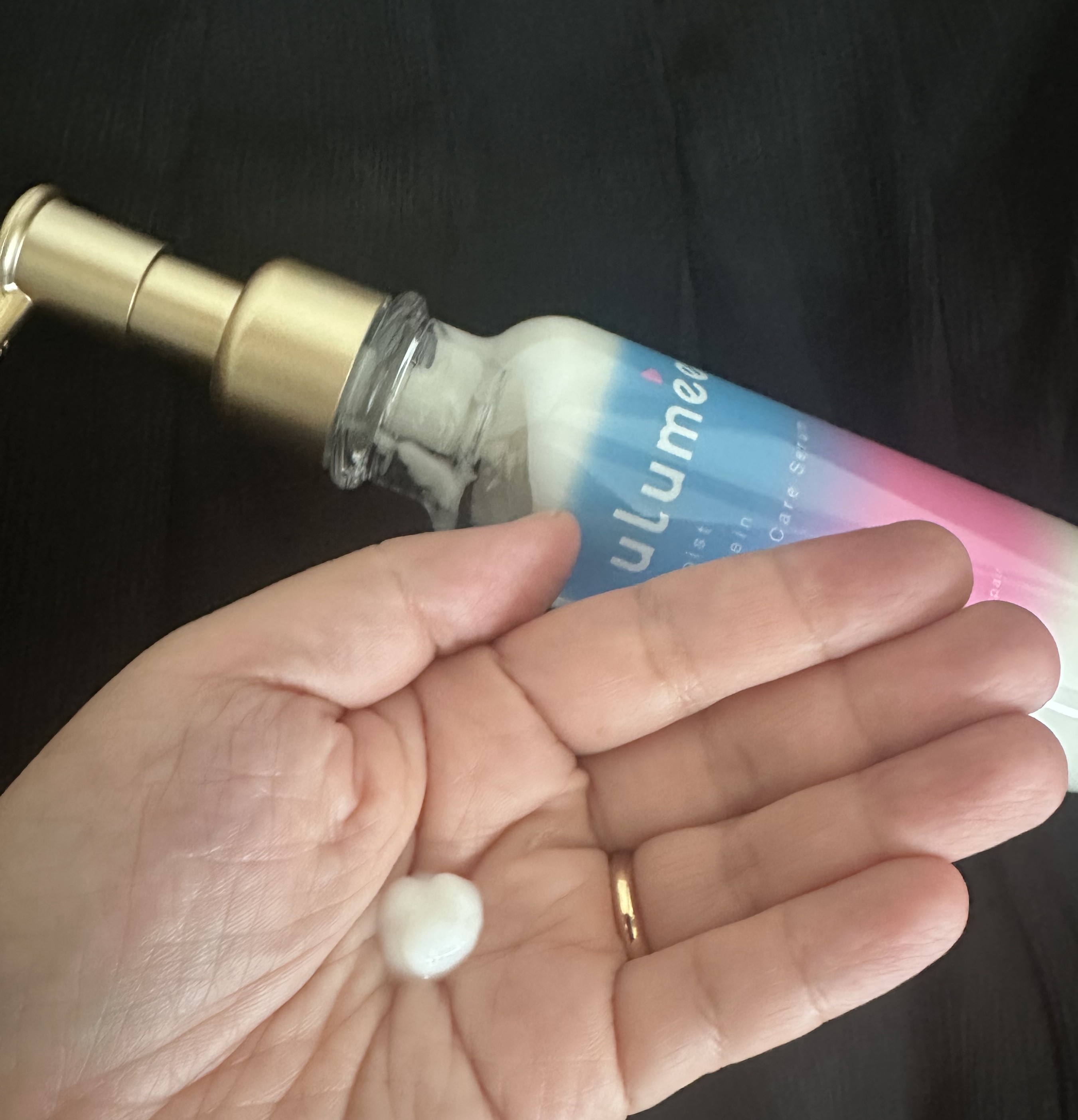 モイストプロテイン ナイトケアセラム/ulumee/アウトバストリートメントを使ったクチコミ（2枚目）