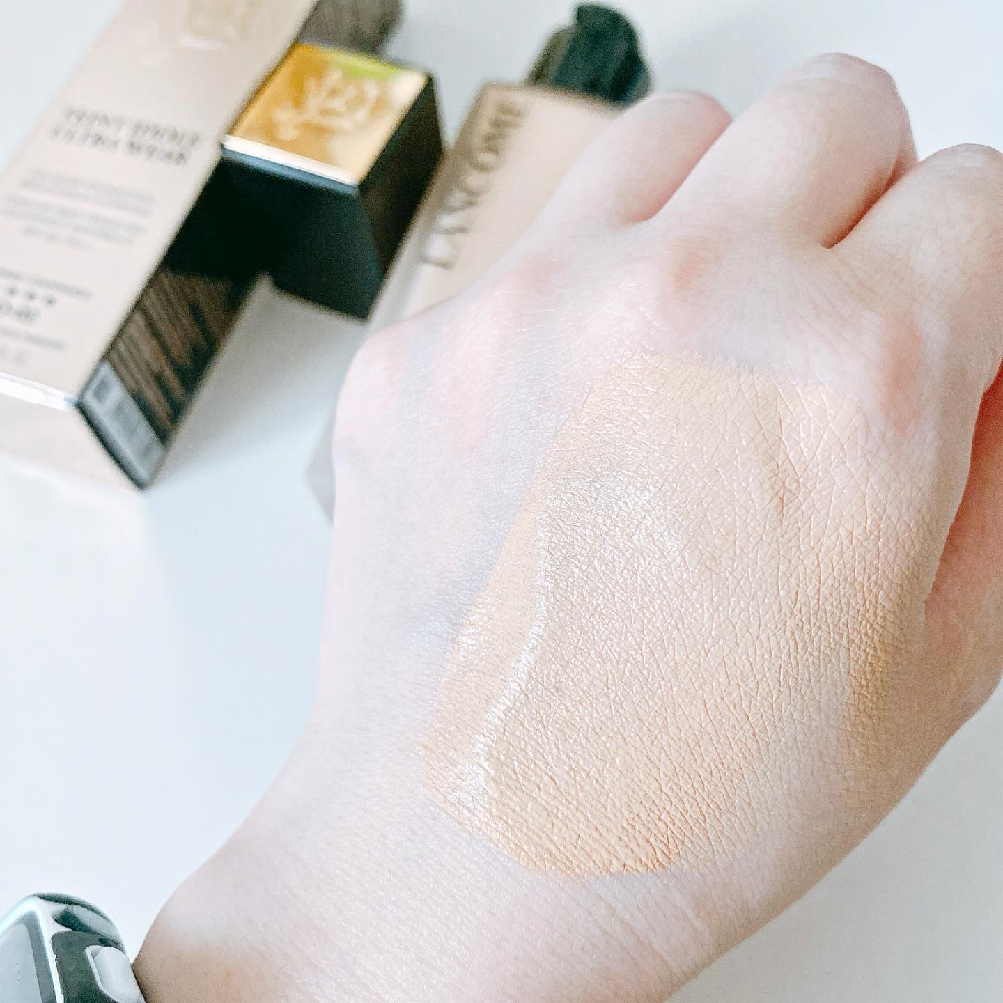 タンイドル ウルトラ ウェア リキッド N/LANCOME/リキッドファンデーションを使ったクチコミ（3枚目）