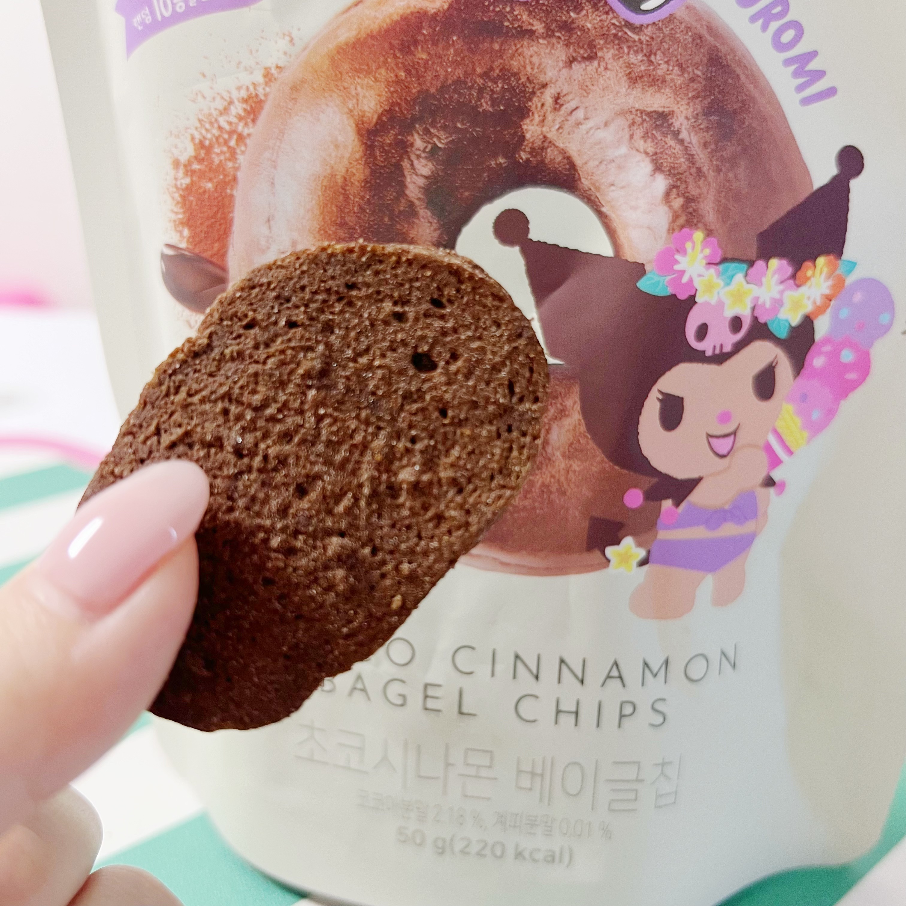 ベーグルチップ チョコシナモン/Delight project/食品を使ったクチコミ（2枚目）