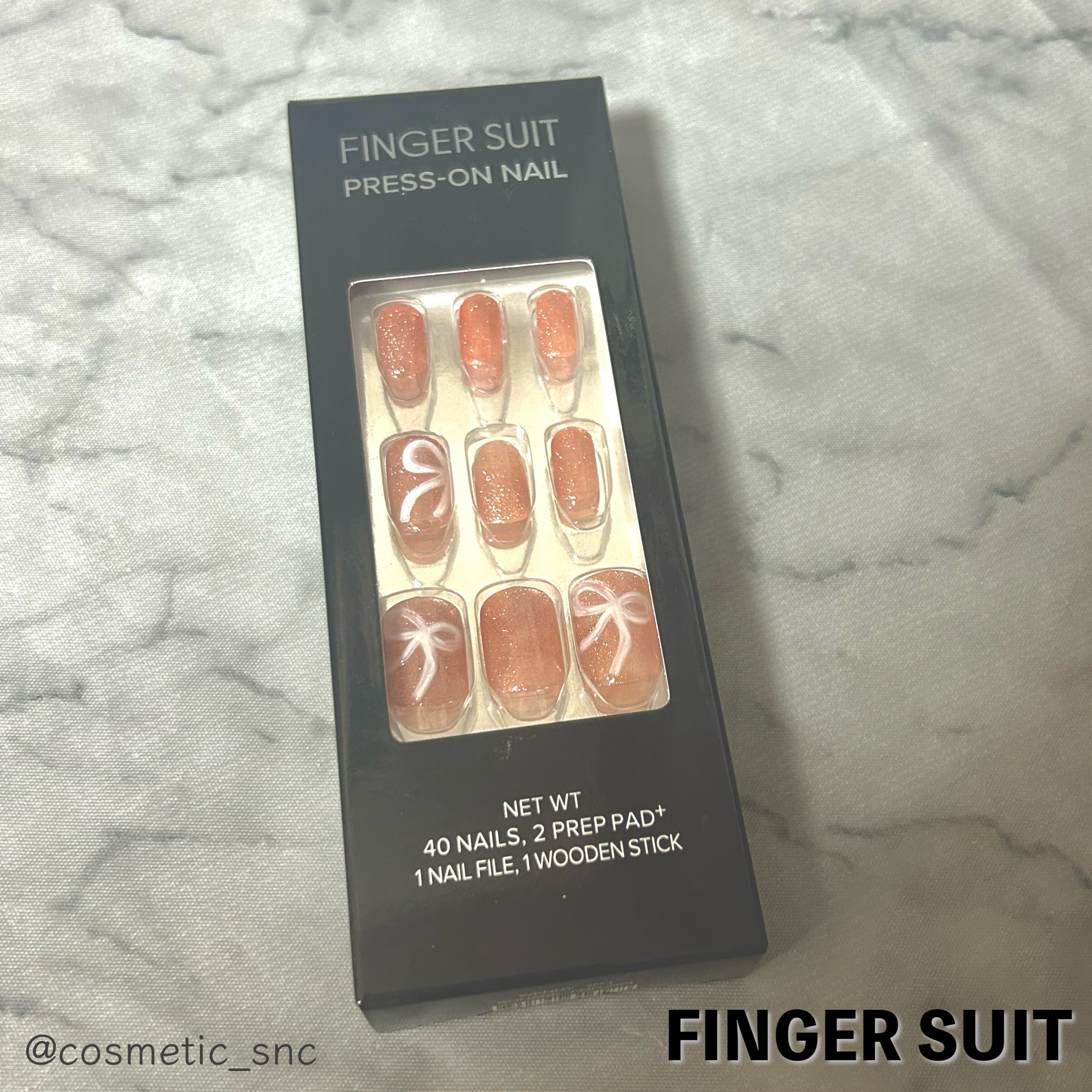 ネイルチップ(シールタイプ)/FINGER SUIT/ネイルチップ・パーツを使ったクチコミ（2枚目）