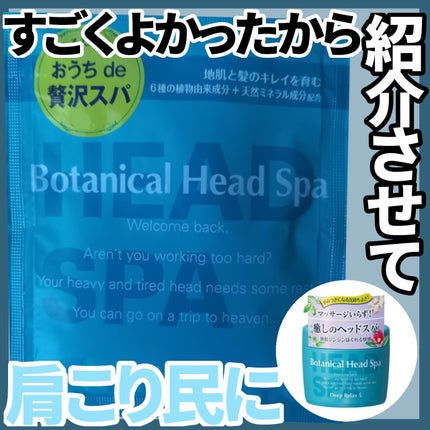ボタニカルヘッドスパ/髪質改善研究所/頭皮トリートメントを使ったクチコミ(1枚目)