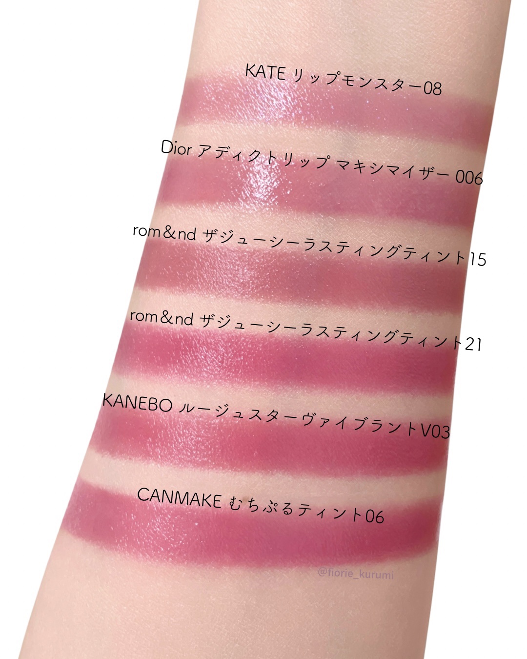 ザ ジューシーラスティングティント/rom&nd/リップティントを使ったクチコミ（3枚目）