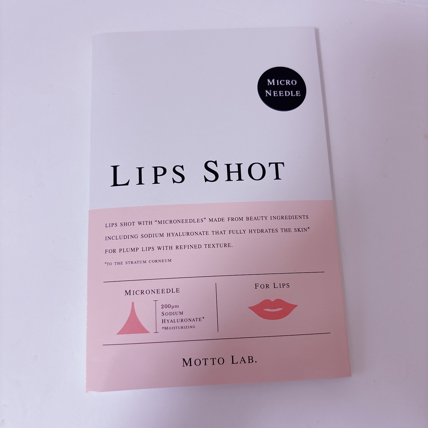 LIPS SHOT/MOTTO LAB./リップマスクを使ったクチコミ（1枚目）