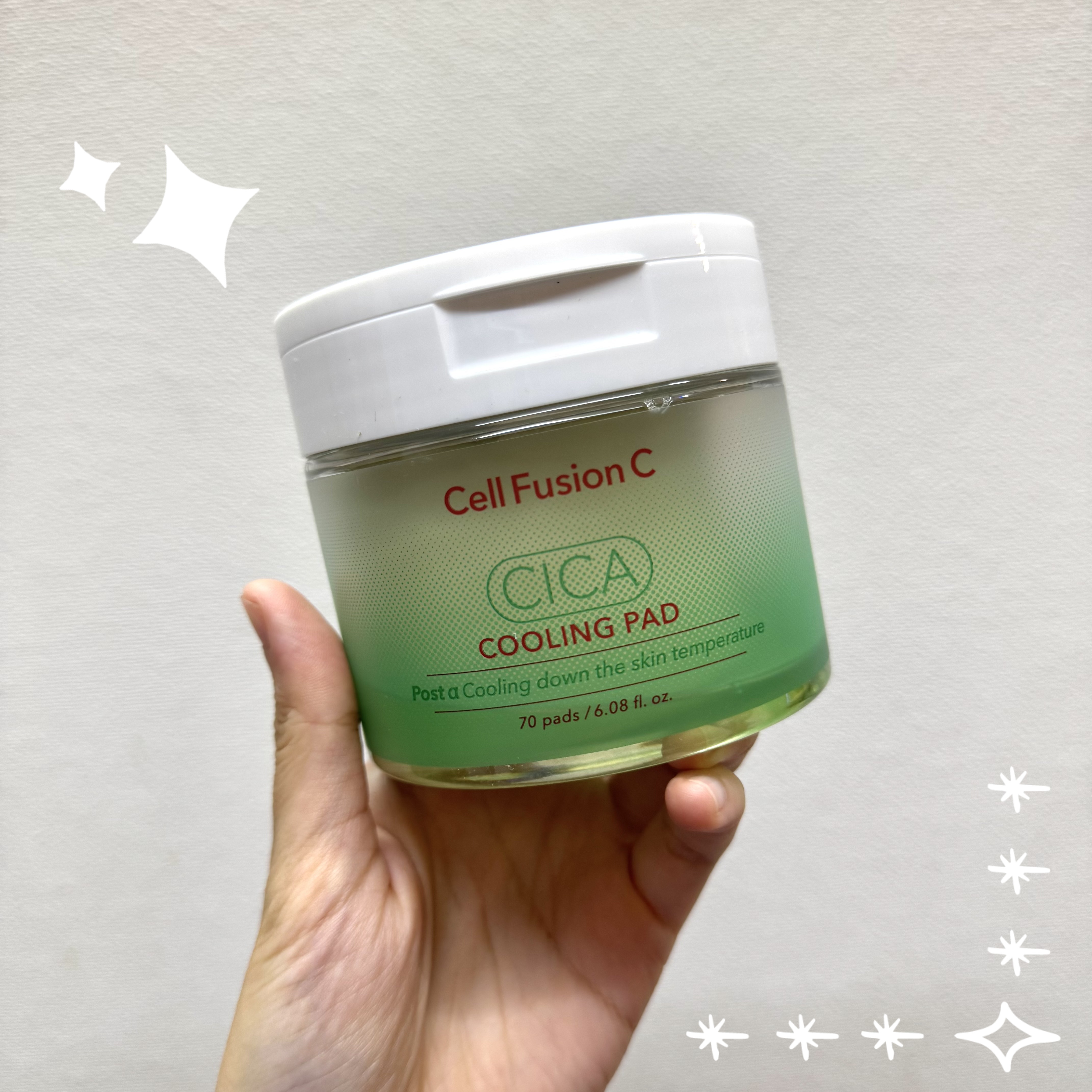 ポストアルファシカクーリングパッド/Cell Fusion C(セルフュージョンシー)/トナーパッドを使ったクチコミ（2枚目）