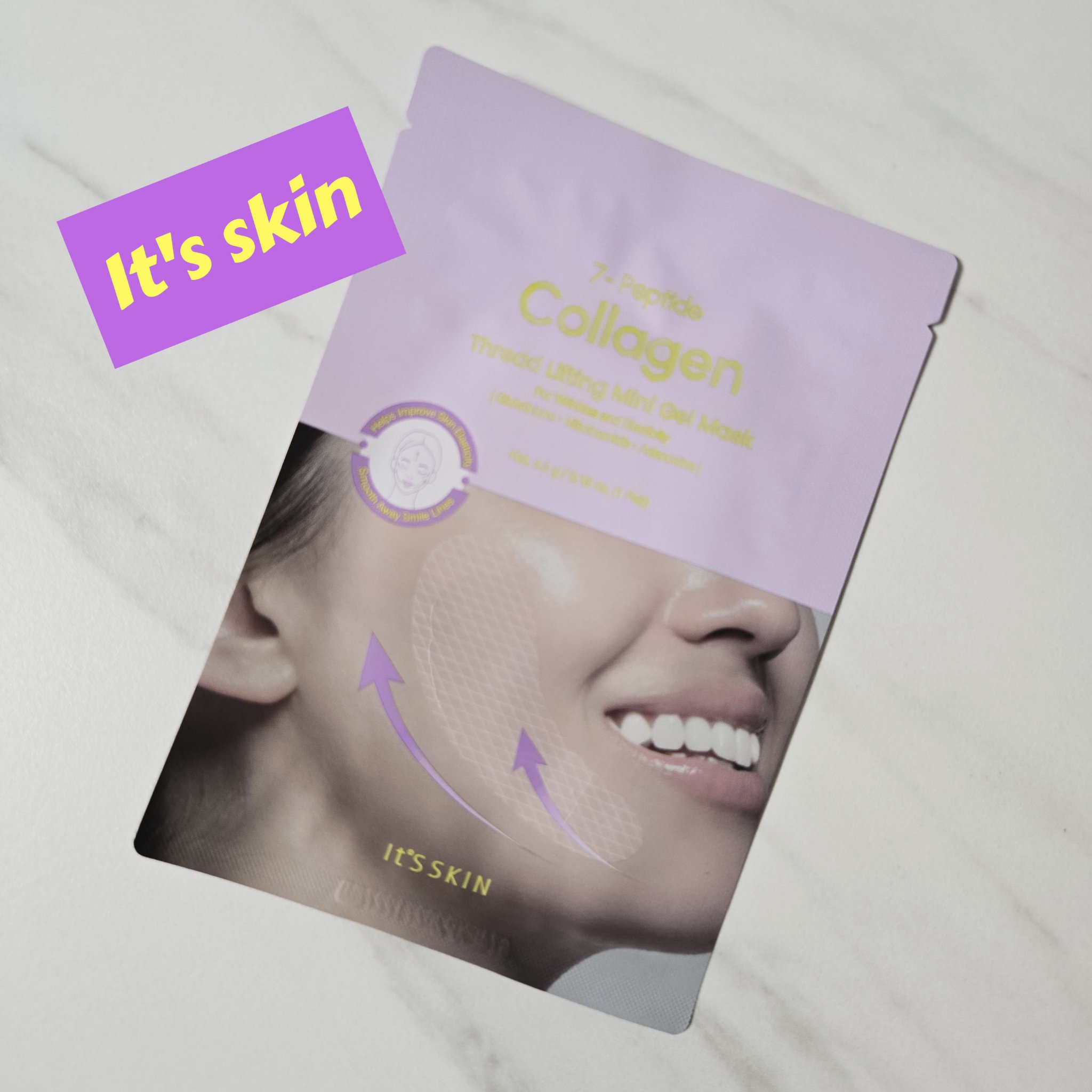 7-ペプチド コラーゲン 糸リフト ミニ ジェルマスク/It's skin/シートマスク・パックを使ったクチコミ（1枚目）