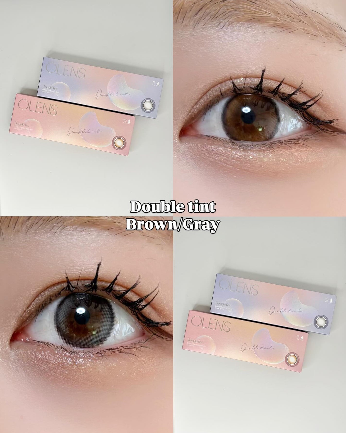 Double Tint 1day/OLENS/カラーコンタクトレンズを使ったクチコミ(3枚目)