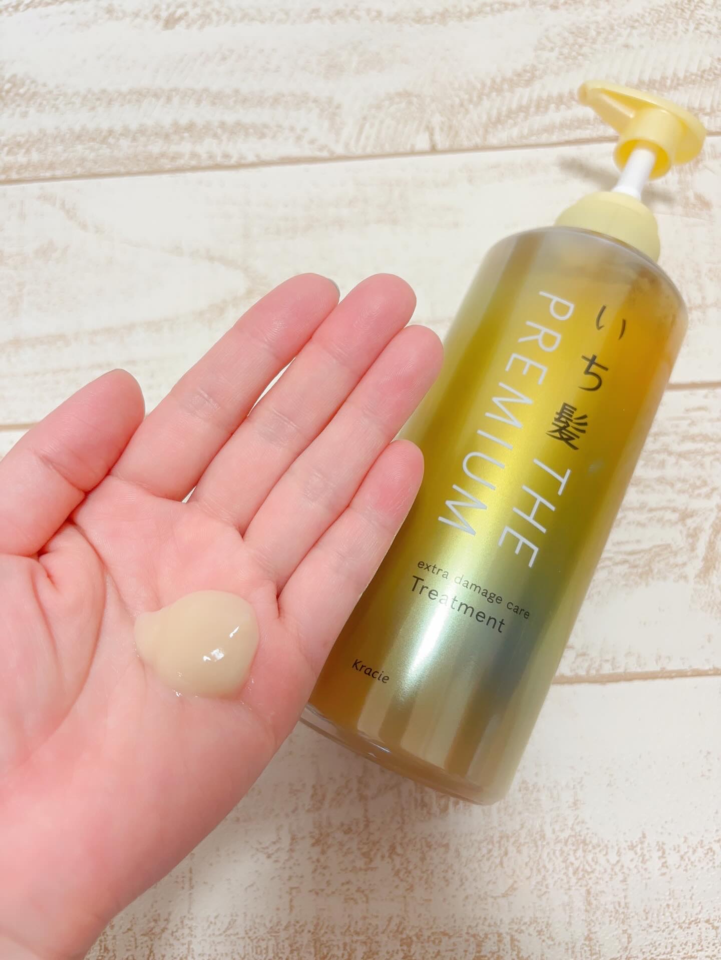 THE PREMIUM エクストラダメージケアシャンプー／トリートメント（シャイニーモイスト）/いち髪/市販シャンプーを使ったクチコミ（3枚目）