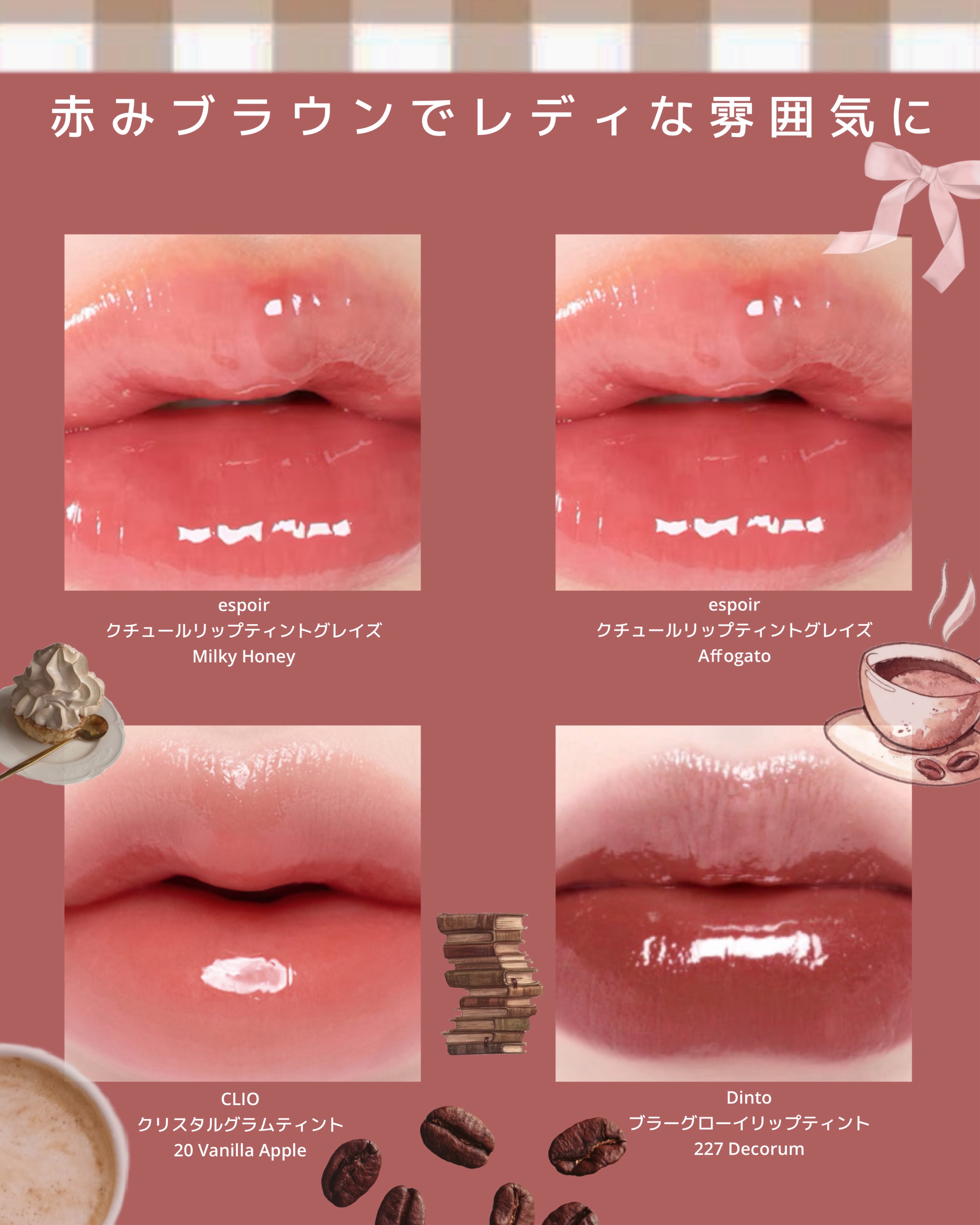 フルーティーグラムティント/Laka/リップティントを使ったクチコミ（2枚目）