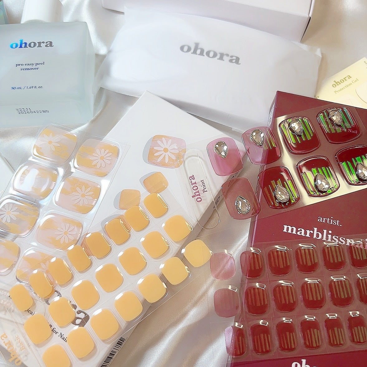 セミキュアジェルネイル(ペディキュア)/ohora/ネイルシールを使ったクチコミ(7枚目)