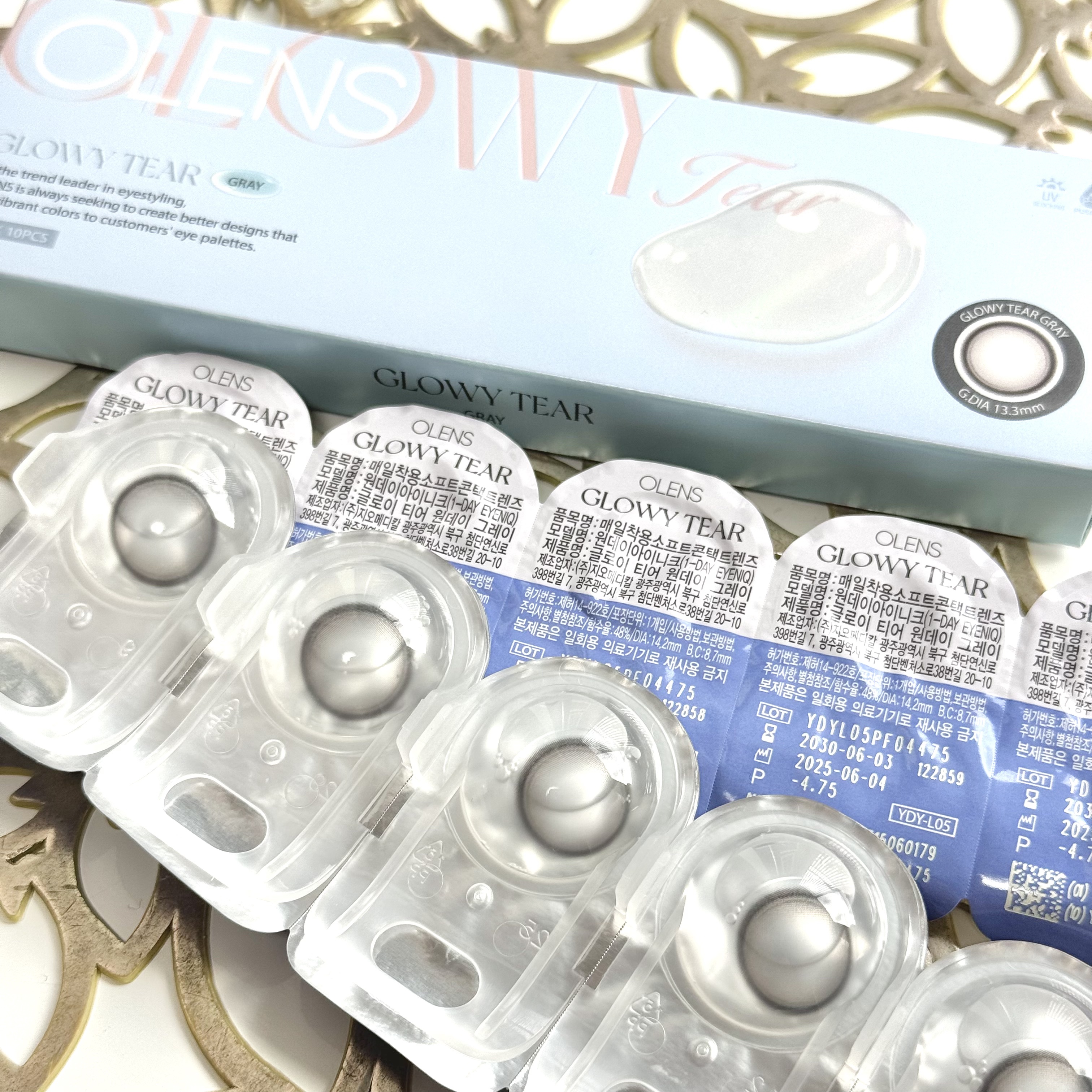 Double Tint 1day/OLENS/カラーコンタクトレンズを使ったクチコミ（3枚目）