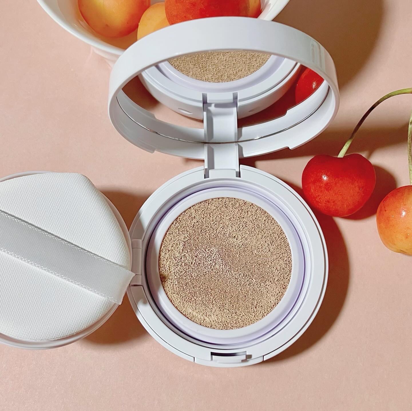 COSCOS UHDフルカバレッジクッション532(ナチュラルベージュ)/COSCOS/クッションファンデーションを使ったクチコミ（2枚目）