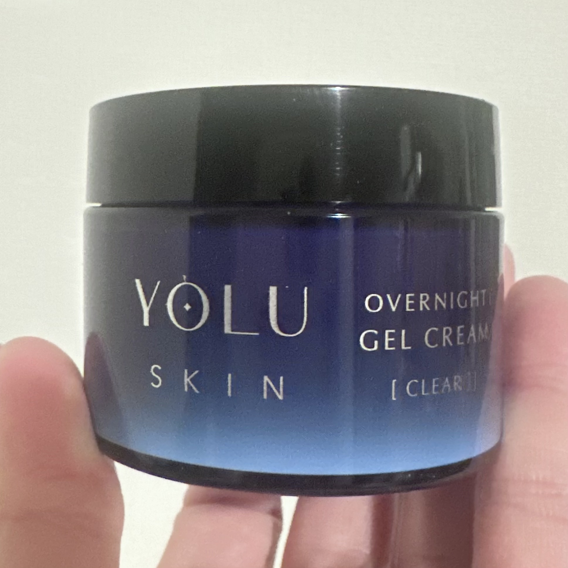ヨル スキン オーバーナイトジェルクリーム クリア/YOLU/フェイスクリームを使ったクチコミ（1枚目）