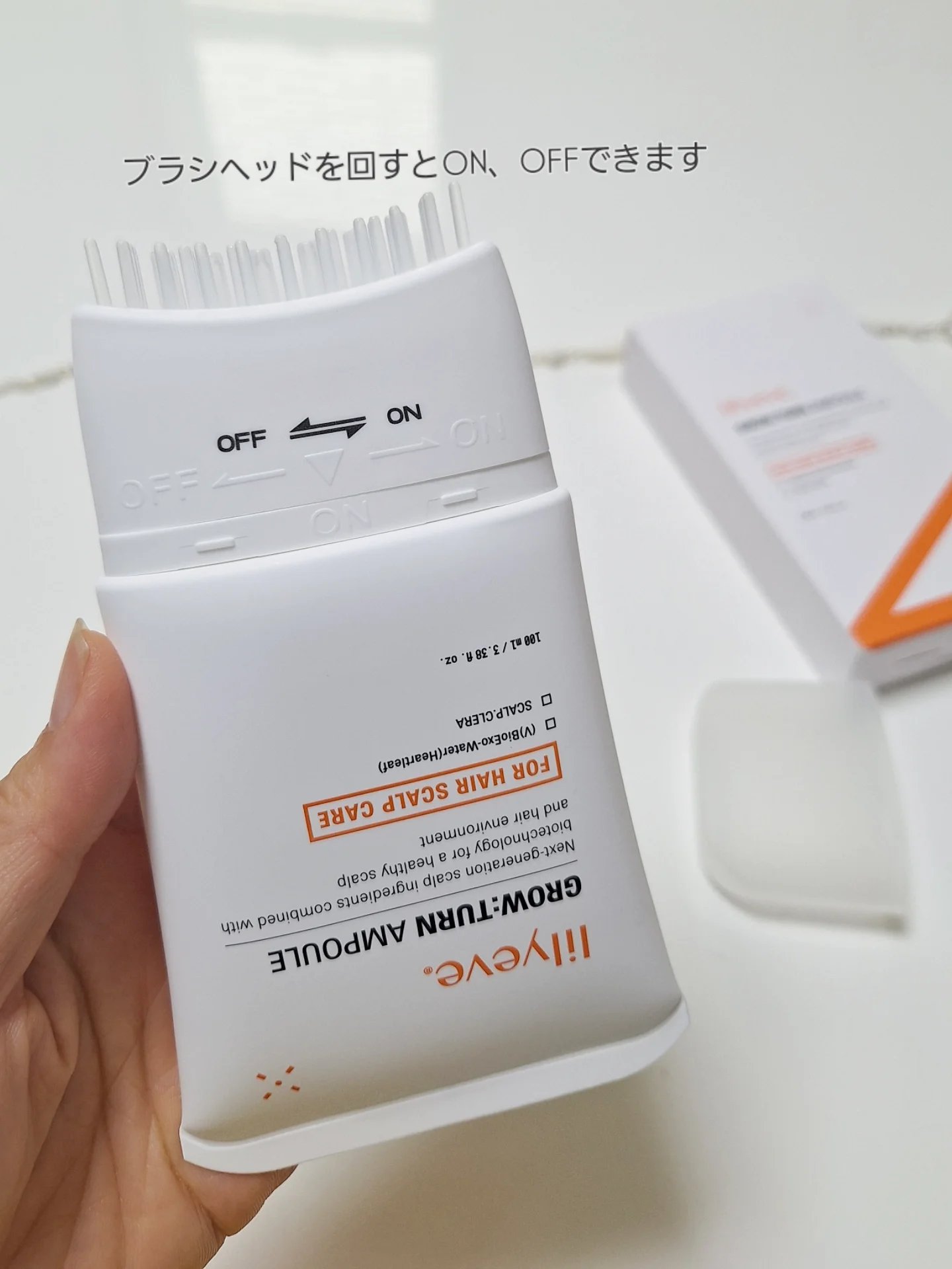 グローターンヘアアンプル/リリーイブ/頭皮ローションを使ったクチコミ（2枚目）