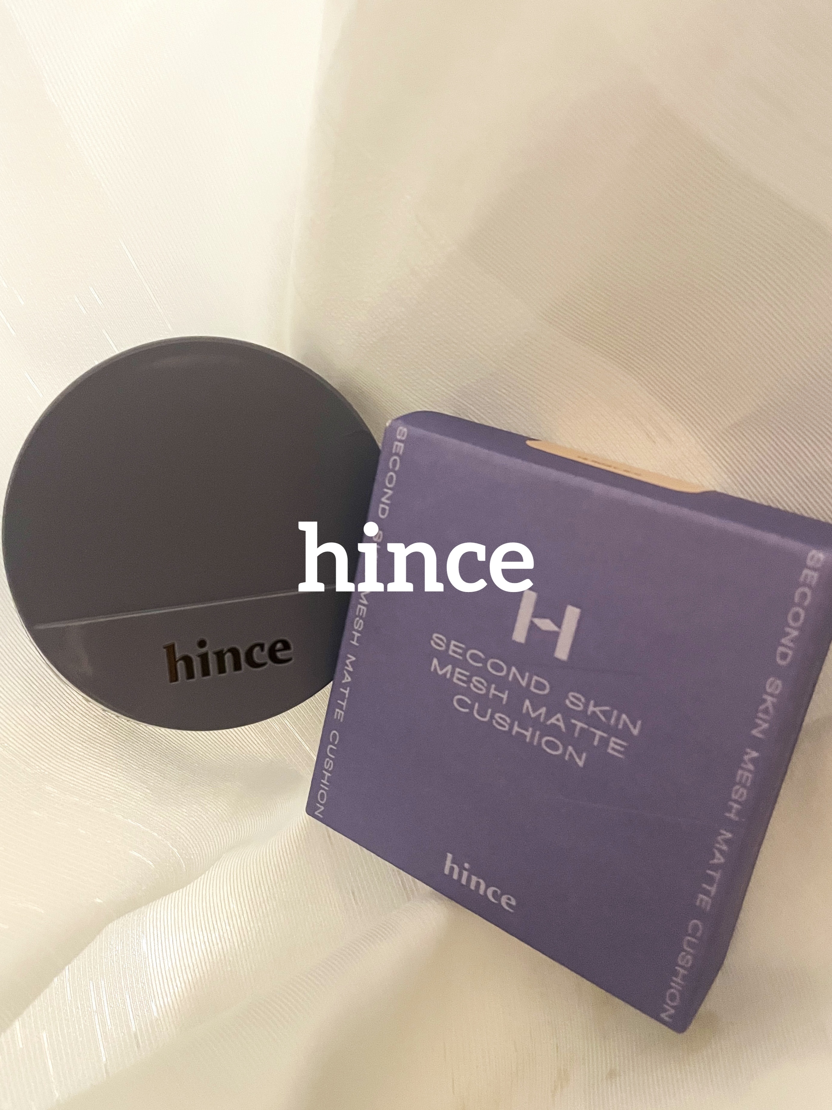 セカンドスキンメッシュマットクッション 15 ロージー/hince/クッションファンデーションを使ったクチコミ（1枚目）