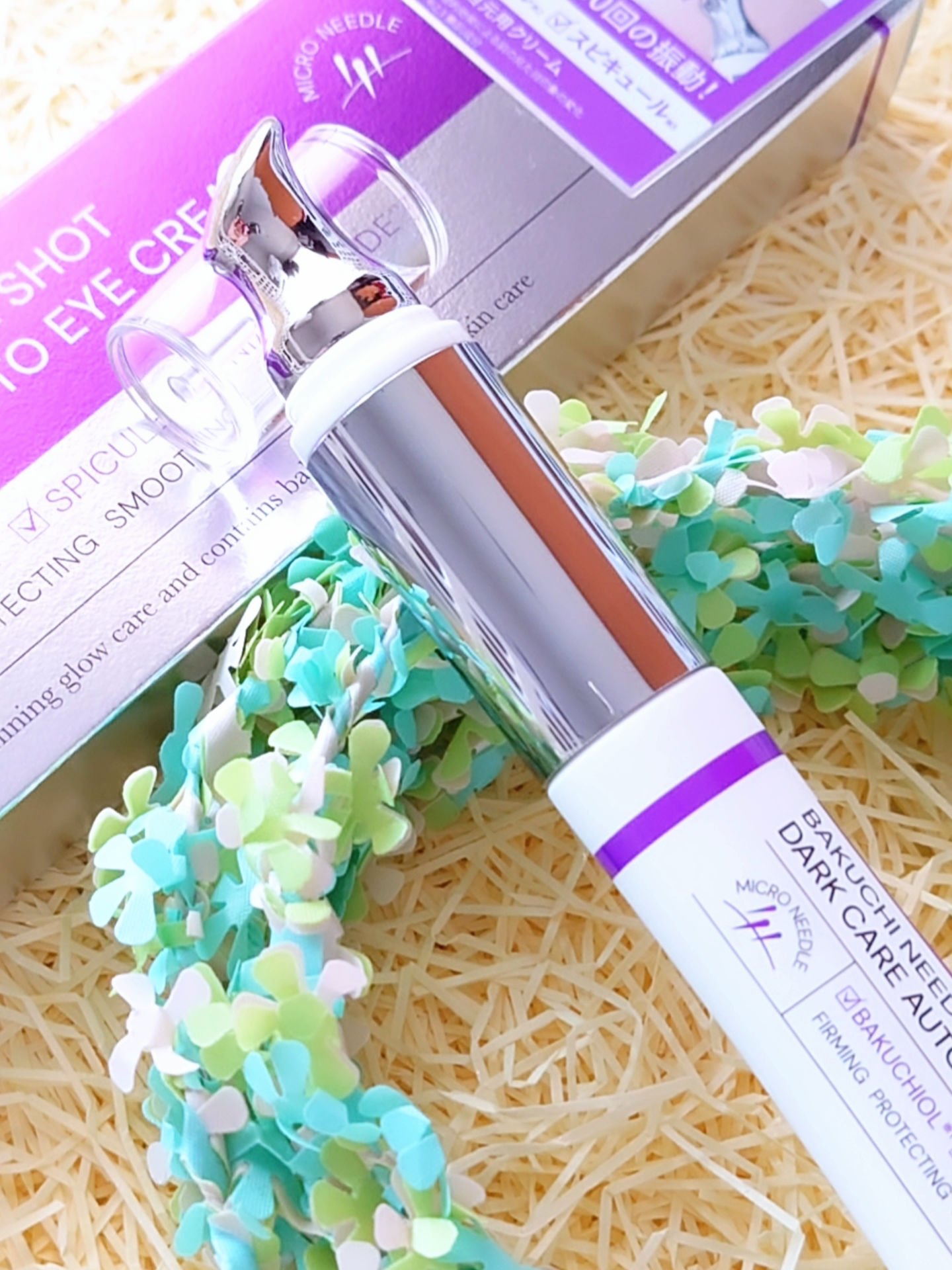 BAKUCHI NEEDLE SHOT DARK CARE AUTO EYE CREAM/LIALUSTER/アイケア・アイクリームを使ったクチコミ（3枚目）