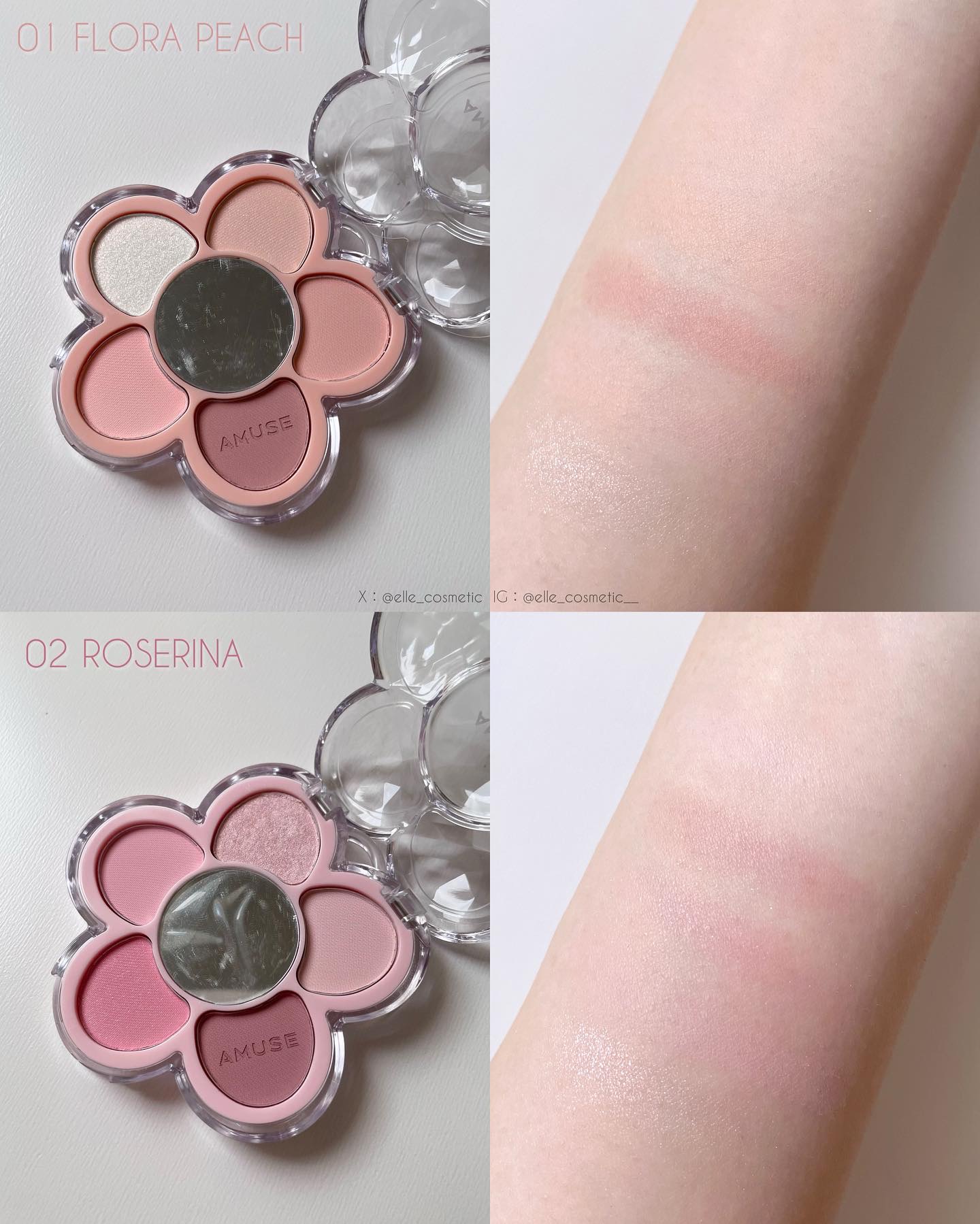 フローラアイパレット/AMUSE/アイシャドウを使ったクチコミ（2枚目）