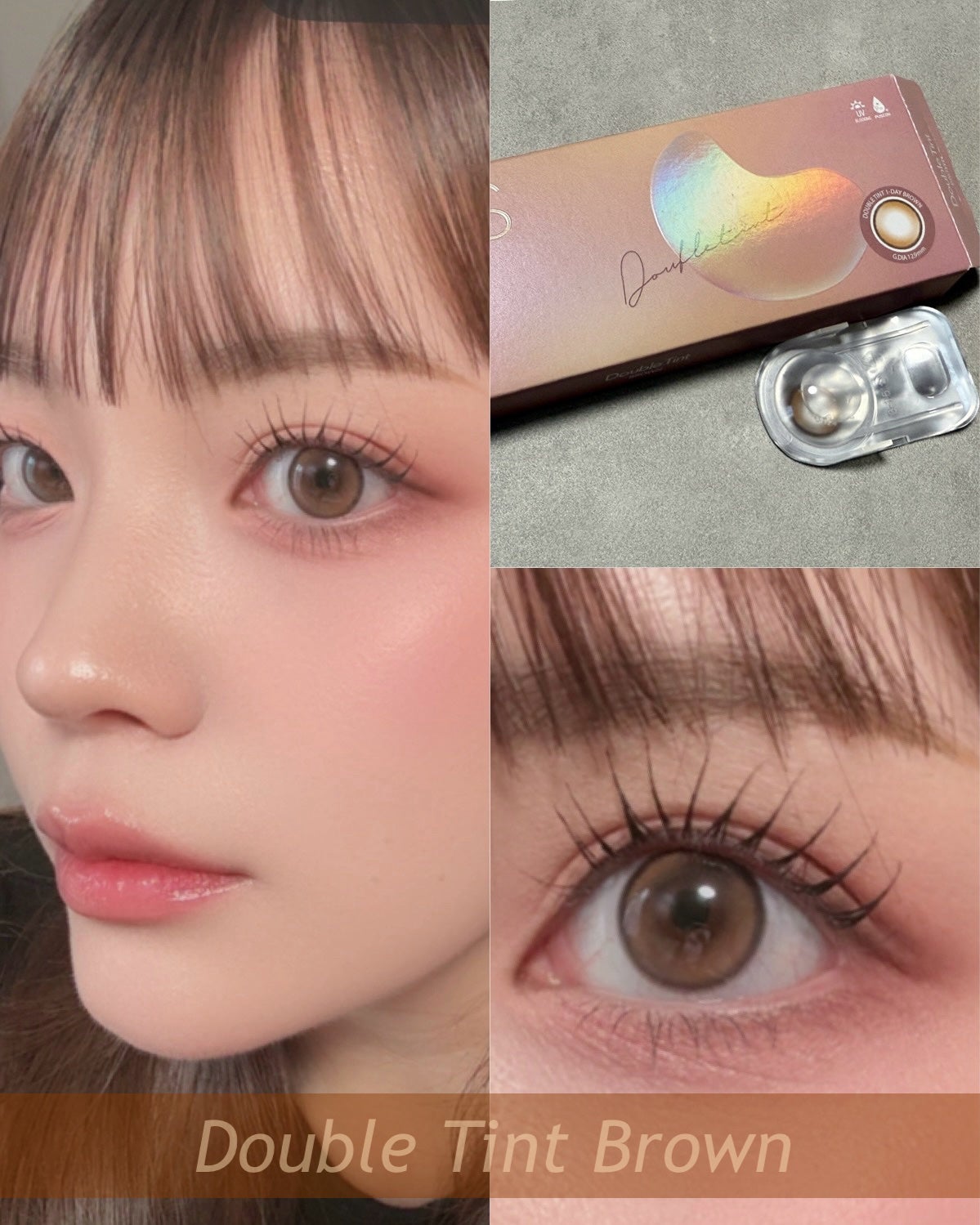 Double Tint 1day/OLENS/カラーコンタクトレンズを使ったクチコミ(3枚目)