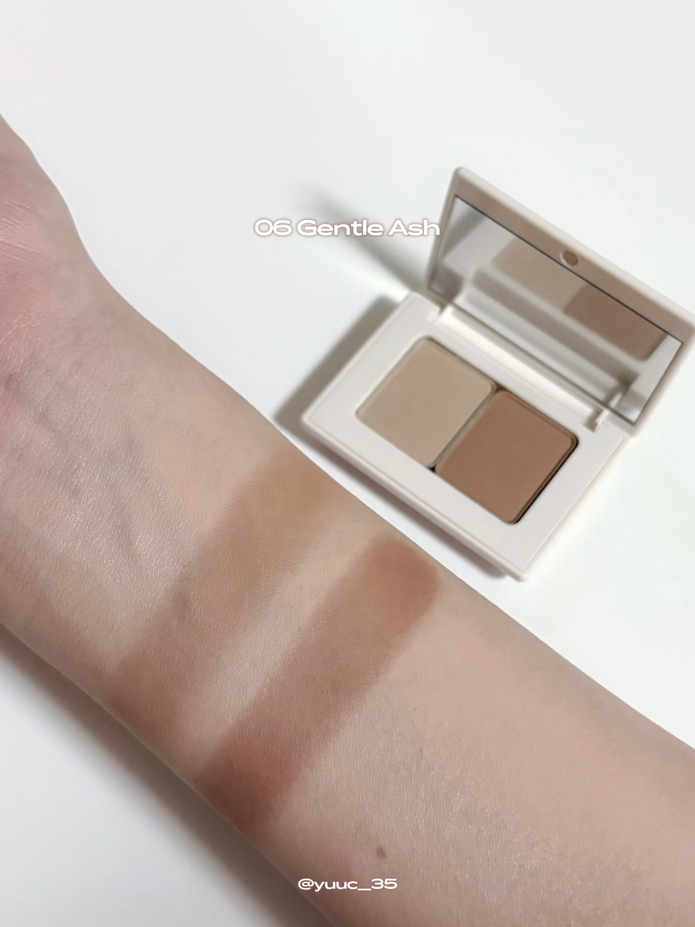 アイステイン エッセンシャル シャドウ デュオ/VDL/アイシャドウパレットを使ったクチコミ（3枚目）