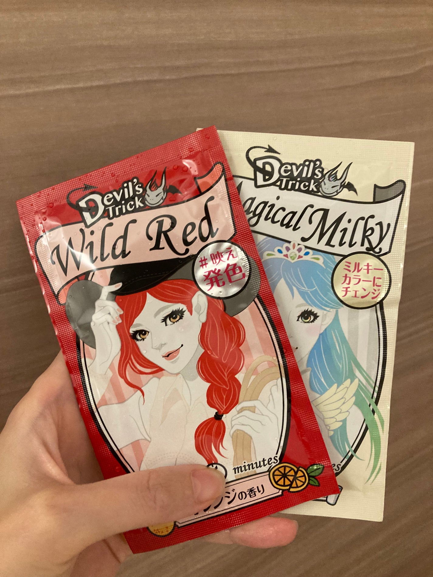 デビルズトリック/クイスクイス/ヘアカラーを使ったクチコミ(1枚目)