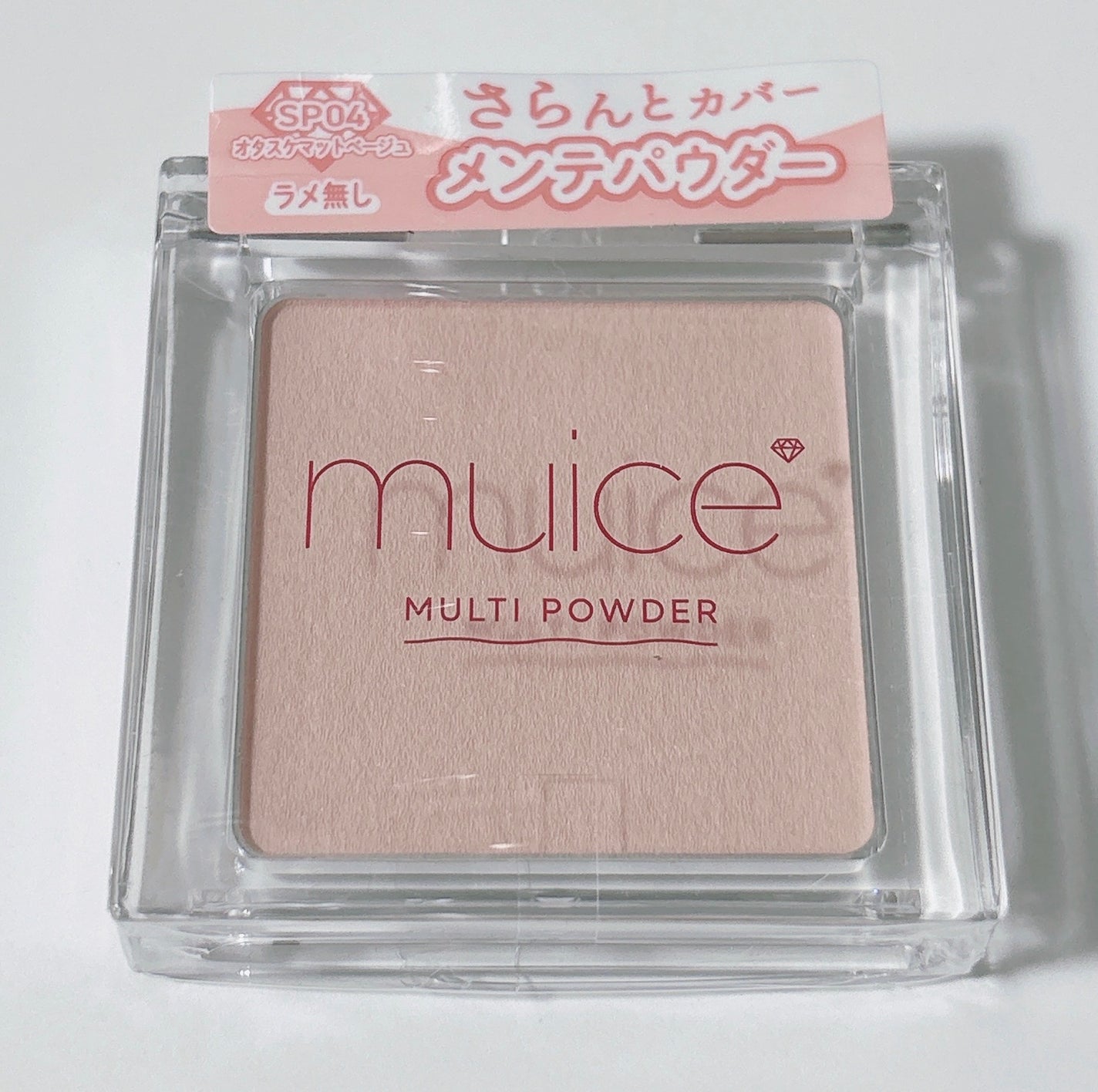 スポットメンテパウダー/muice/プレストパウダーを使ったクチコミ(1枚目)