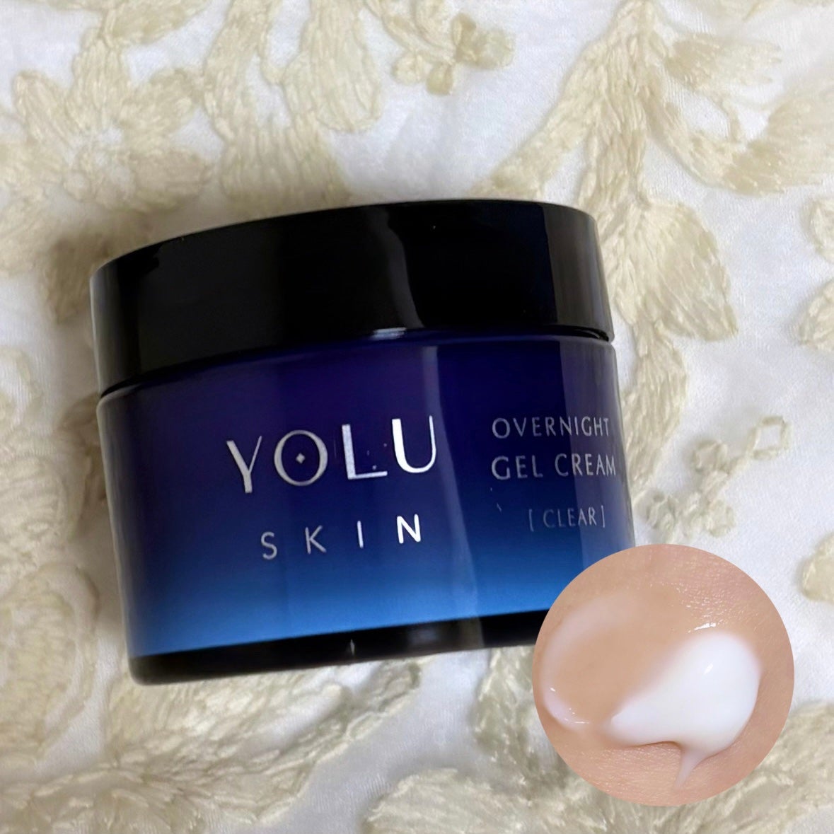 ヨル スキン オーバーナイトジェルクリーム クリア/YOLU/フェイスクリームを使ったクチコミ(3枚目)