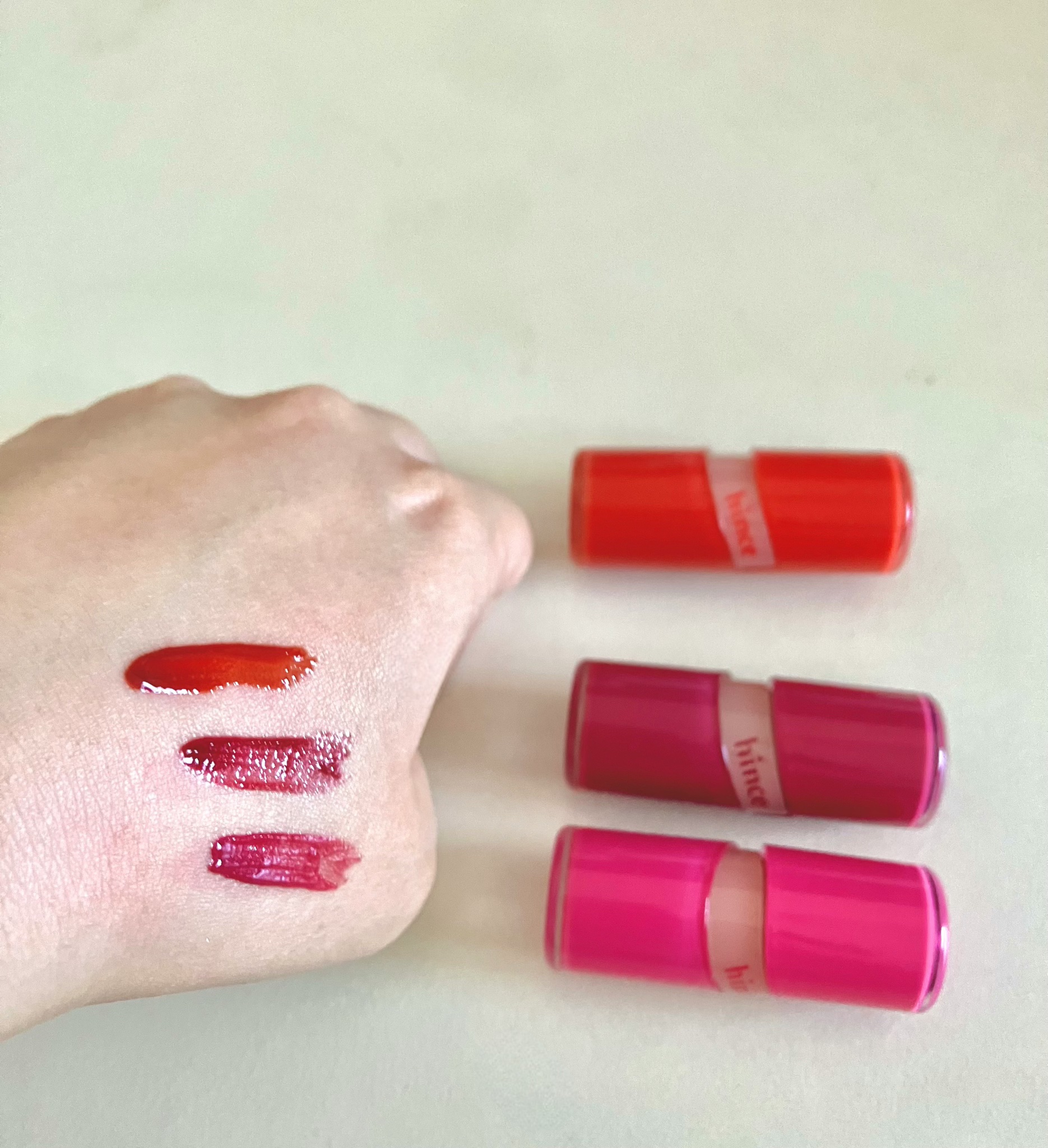 ロウグロウジェルティント/hince/リップティントを使ったクチコミ（2枚目）