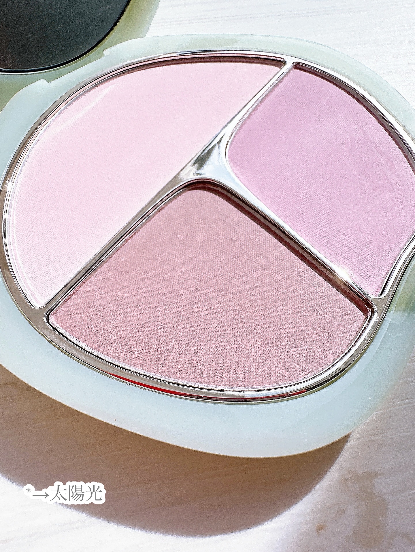 TIMAGE  3色チークパレット/TIMAGE/パウダーチークを使ったクチコミ（2枚目）