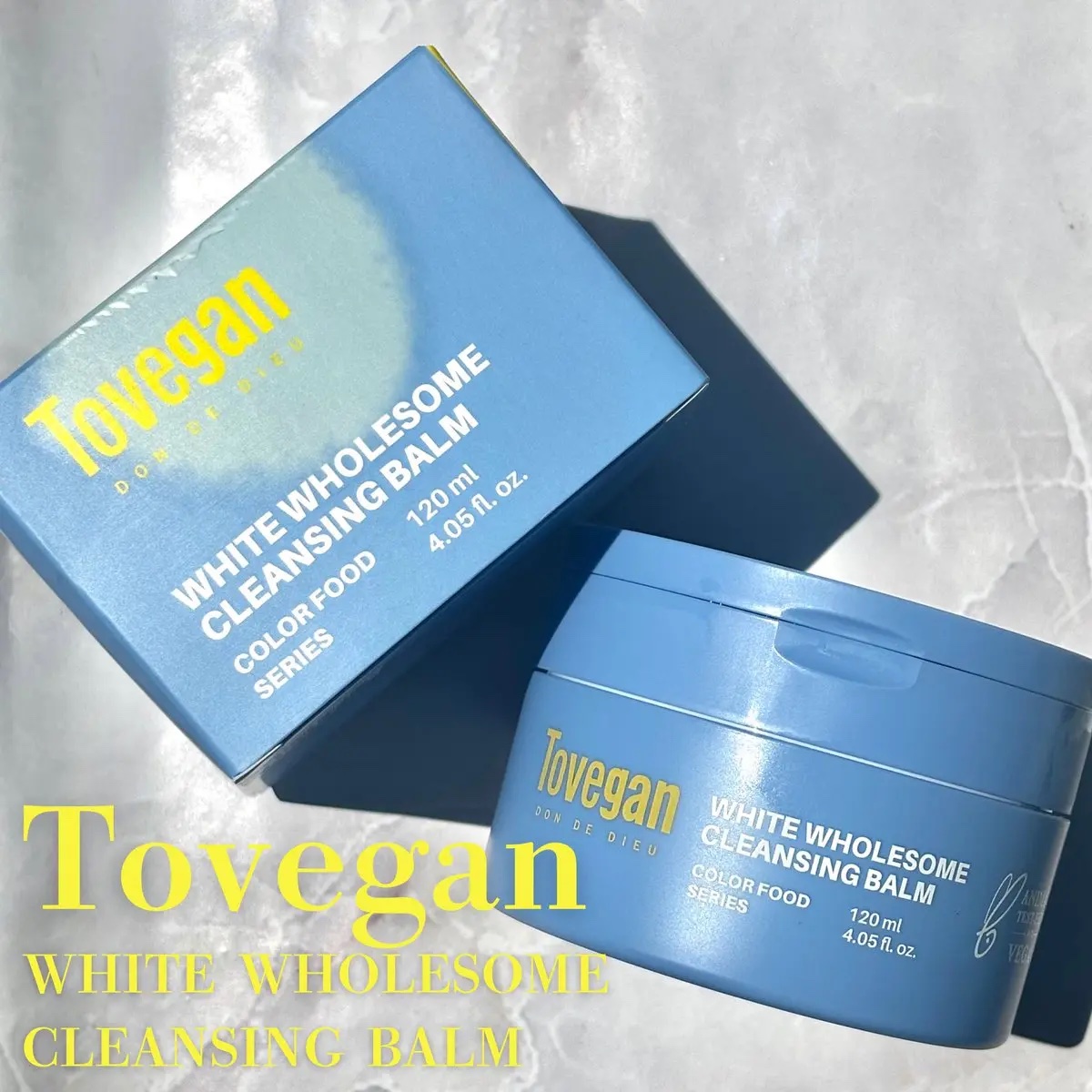 カラーフードシリーズホワイトホールサムクレンジングバーム/Tovegan/クレンジングバームを使ったクチコミ（1枚目）