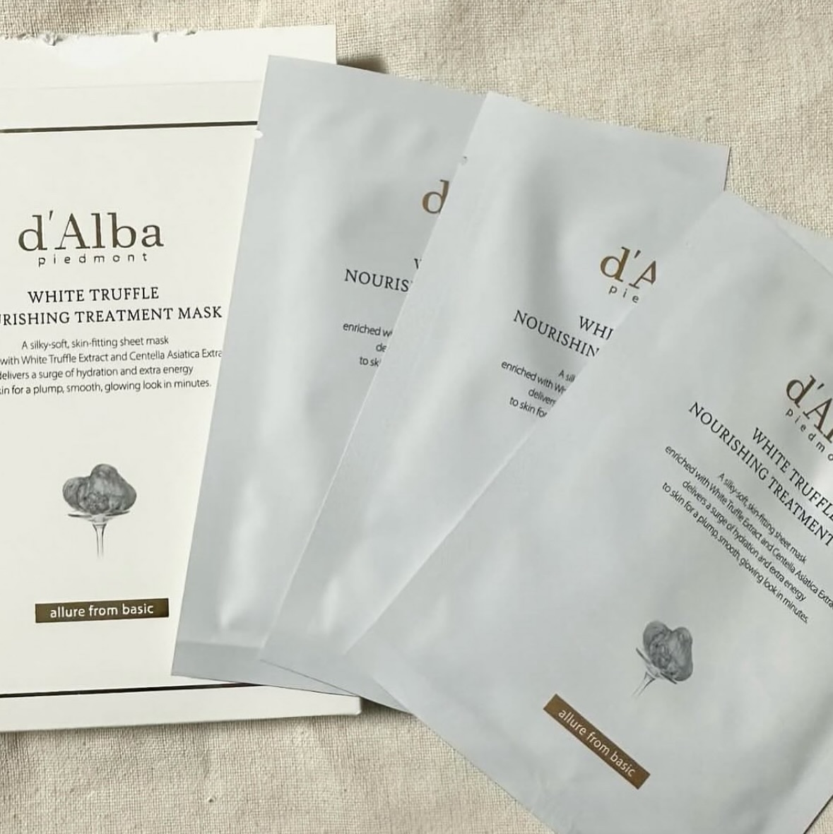 ホワイトトリュフナリシングトリートメントマスク/ダルバ/シートマスク・パックを使ったクチコミ（2枚目）