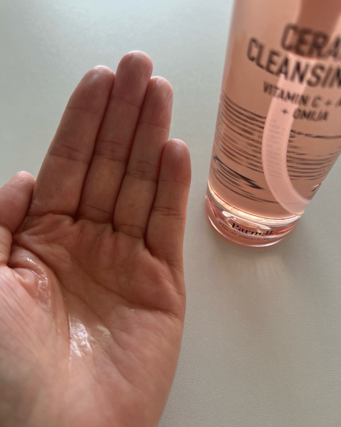 AHA オミジャ 陶器肌 クレンジング オイル/parnell/オイルクレンジングを使ったクチコミ（2枚目）