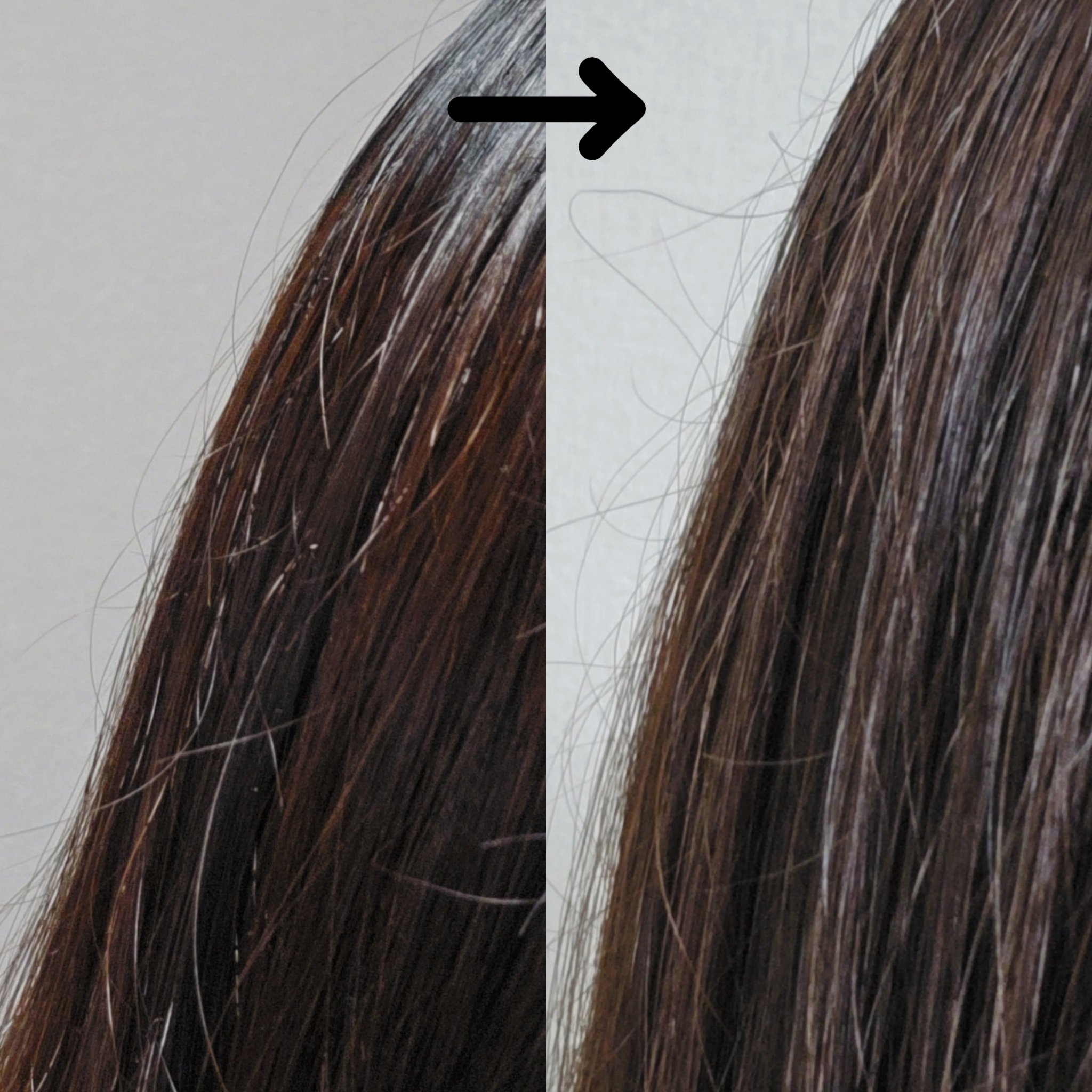 ホイップヘアカラー/ビューティラボ/ヘアカラーを使ったクチコミ（3枚目）