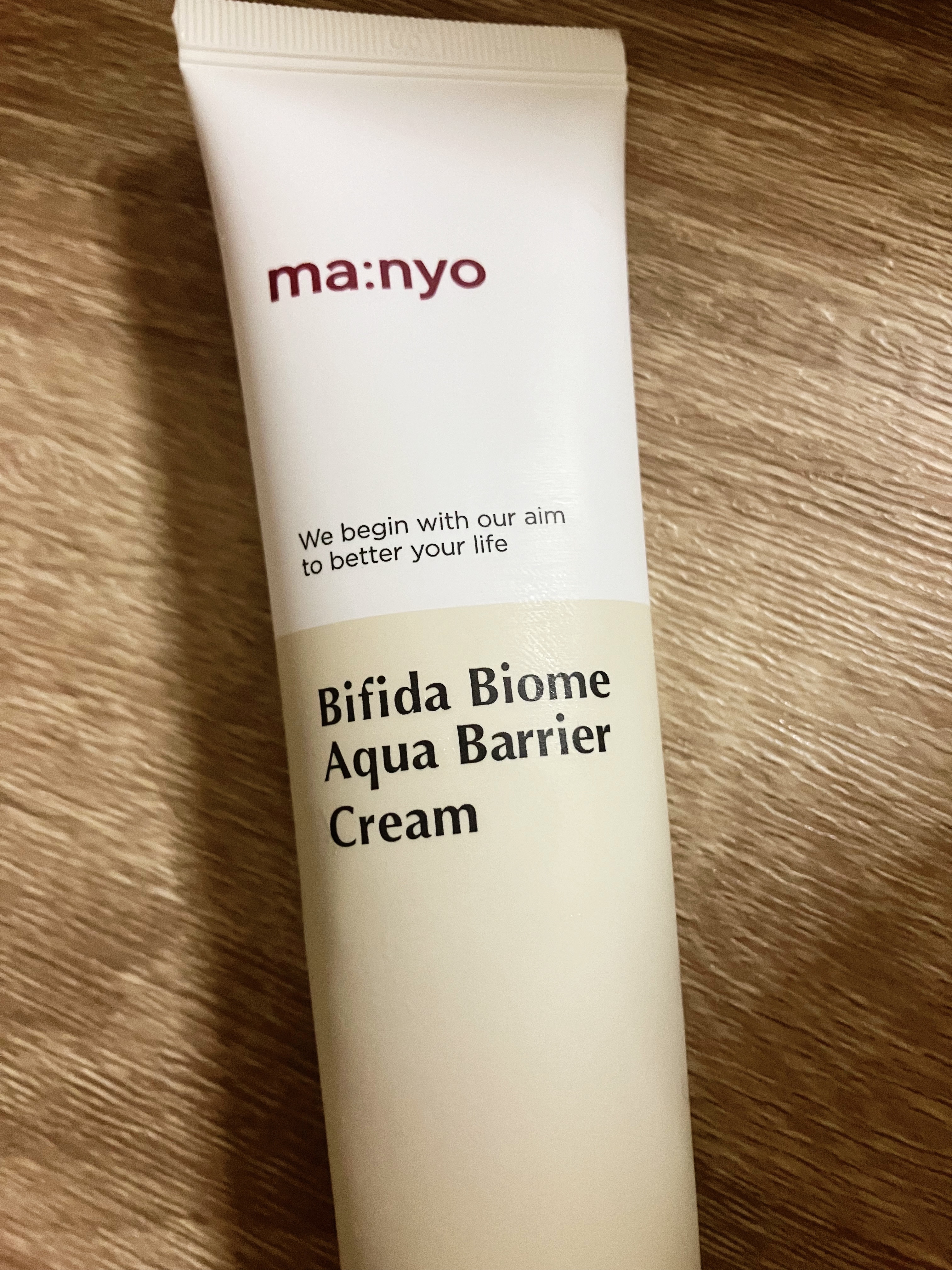 ビフィダバイオームアクアバリアクリーム/manyo/フェイスクリームを使ったクチコミ（1枚目）