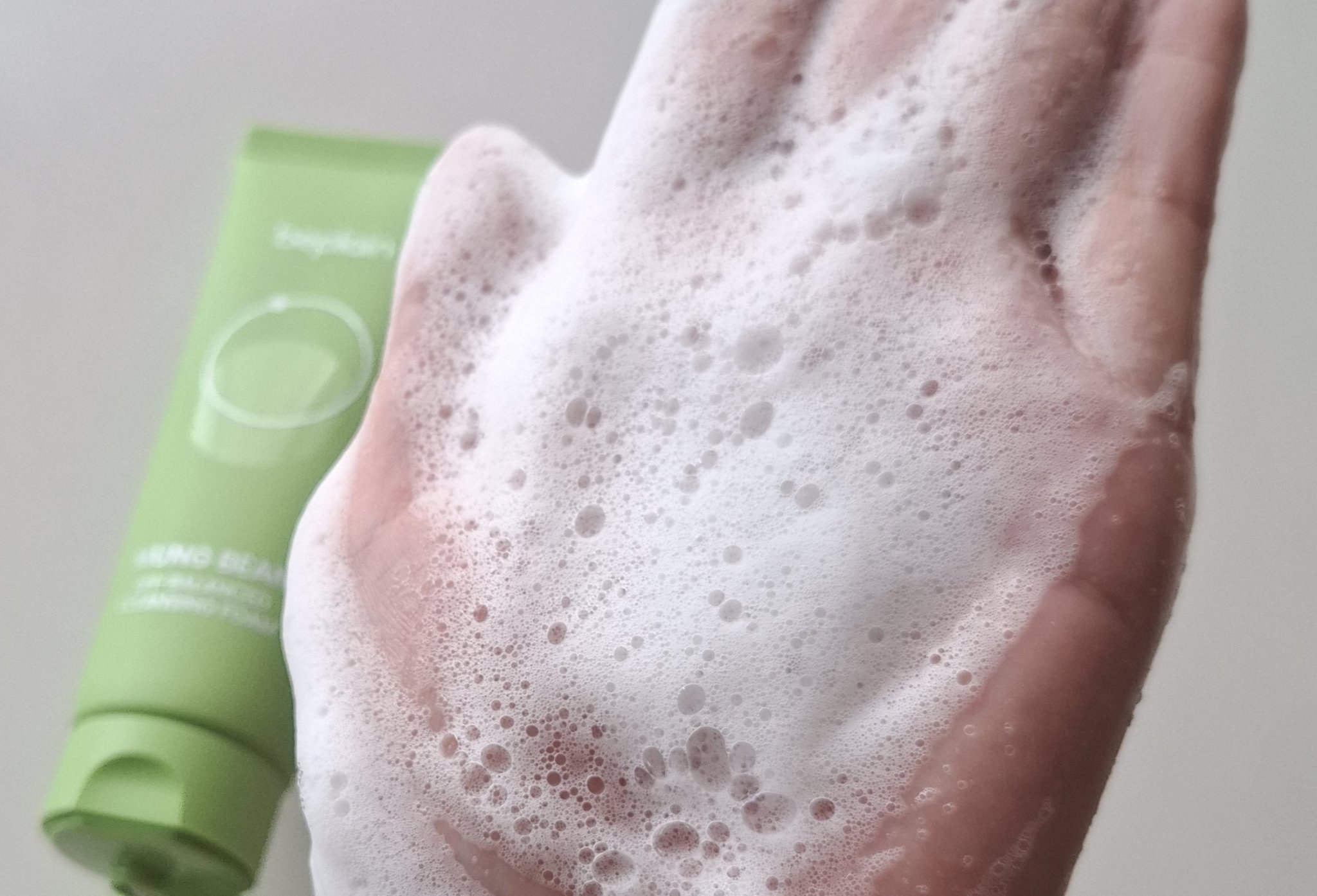 緑豆弱酸性洗顔フォーム/beplain/洗顔フォームを使ったクチコミ（3枚目）