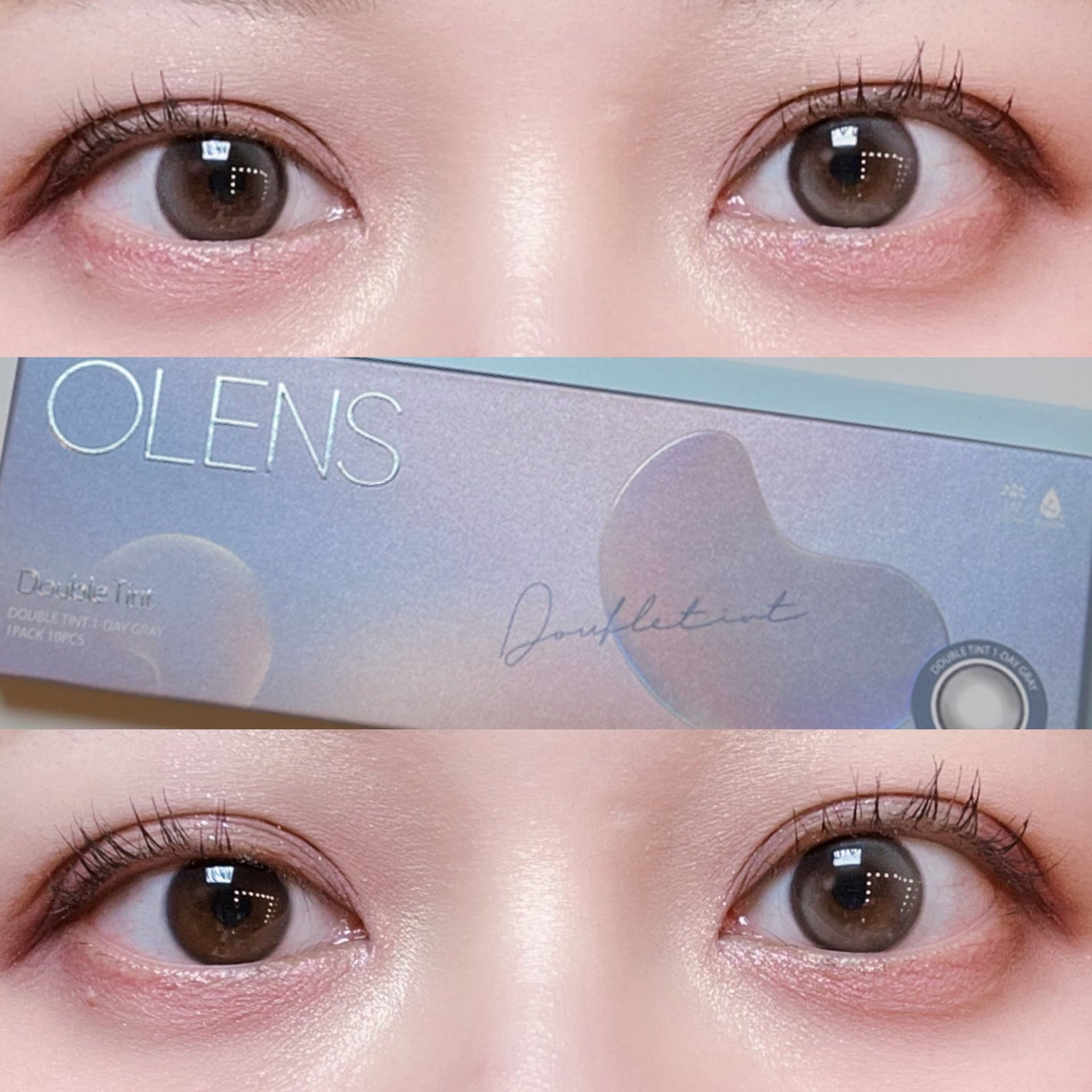 Double Tint 1day/OLENS/カラーコンタクトレンズを使ったクチコミ(1枚目)
