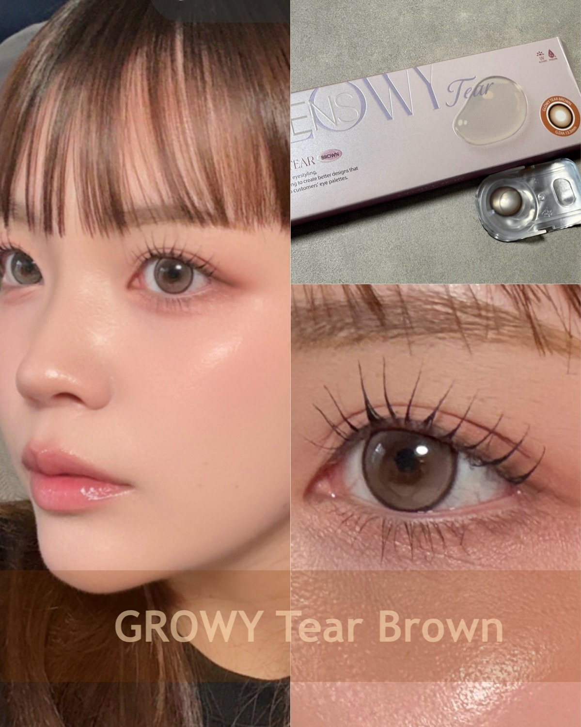【🧡OLENS GLOWY Tear&Double Tint🩵】

こんにちは☀︎
今回はOLENSの新作2種類のご紹介になります☺️💖

両方ともブラウンとグレーの2色展開！
今回も本当に可愛くて盛れるカラコン🥺着画ぜひ見てくださ