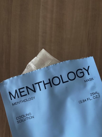 MENTHOLOGY クーリングマスクパック/menthology/シートマスク・パックを使ったクチコミ(2枚目)