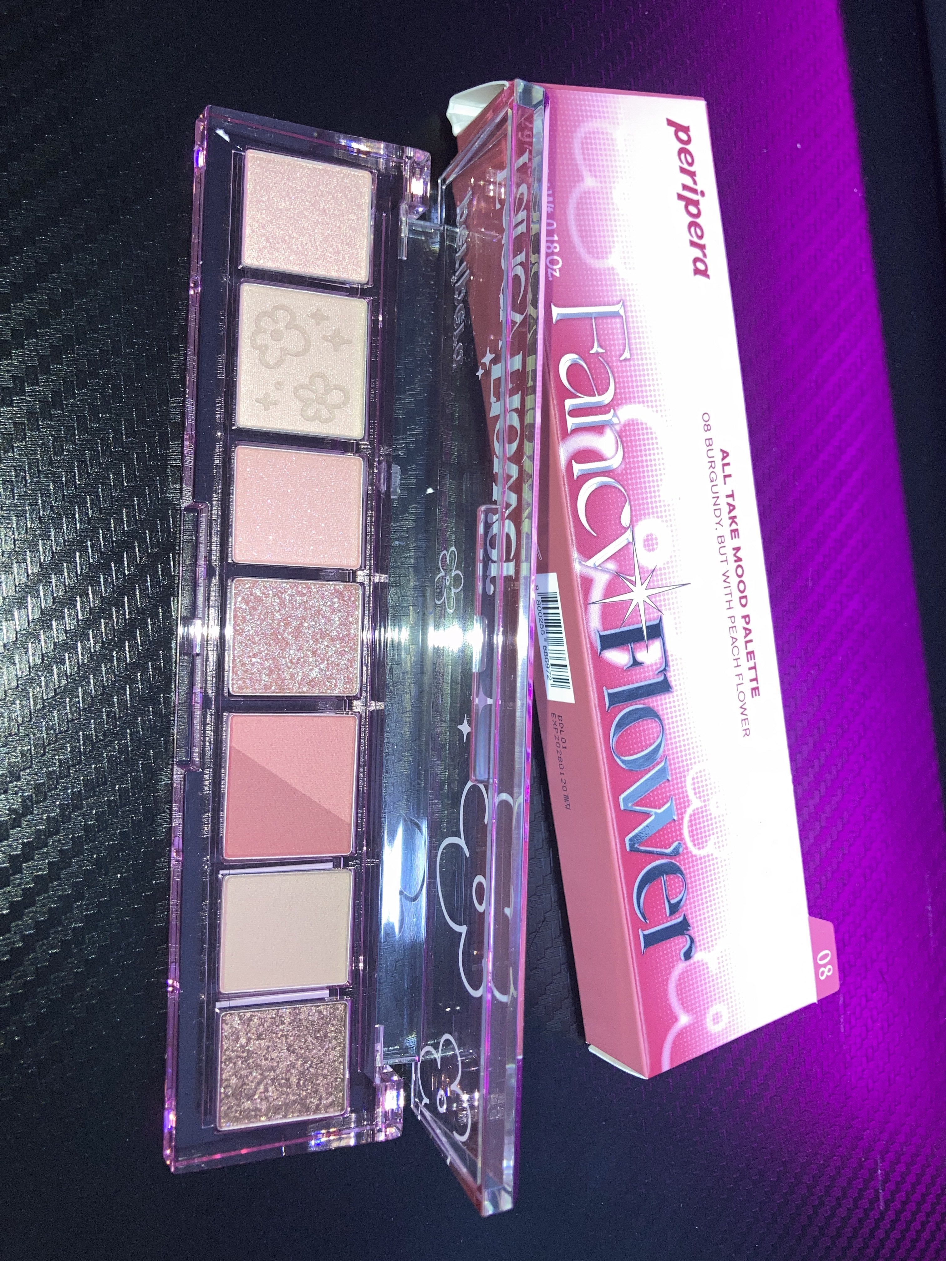 オール テイク ムード パレット(24AD) 08 バーガンディーに花桃を添えて/PERIPERA/アイシャドウパレットを使ったクチコミ（1枚目）