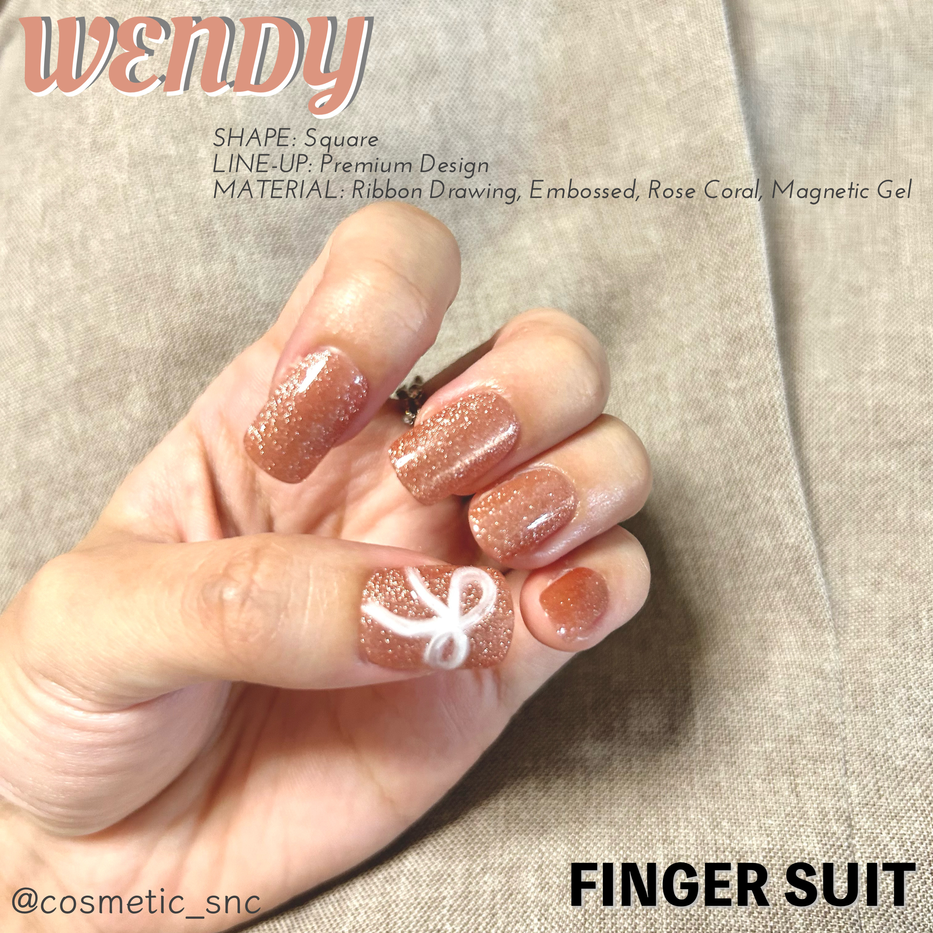 ネイルチップ(シールタイプ)/FINGER SUIT/ネイルチップ・パーツを使ったクチコミ（1枚目）